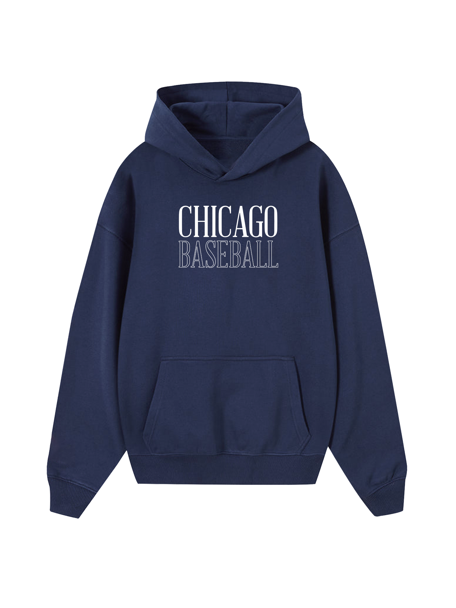 Baseball Basic Chicago Hoodie