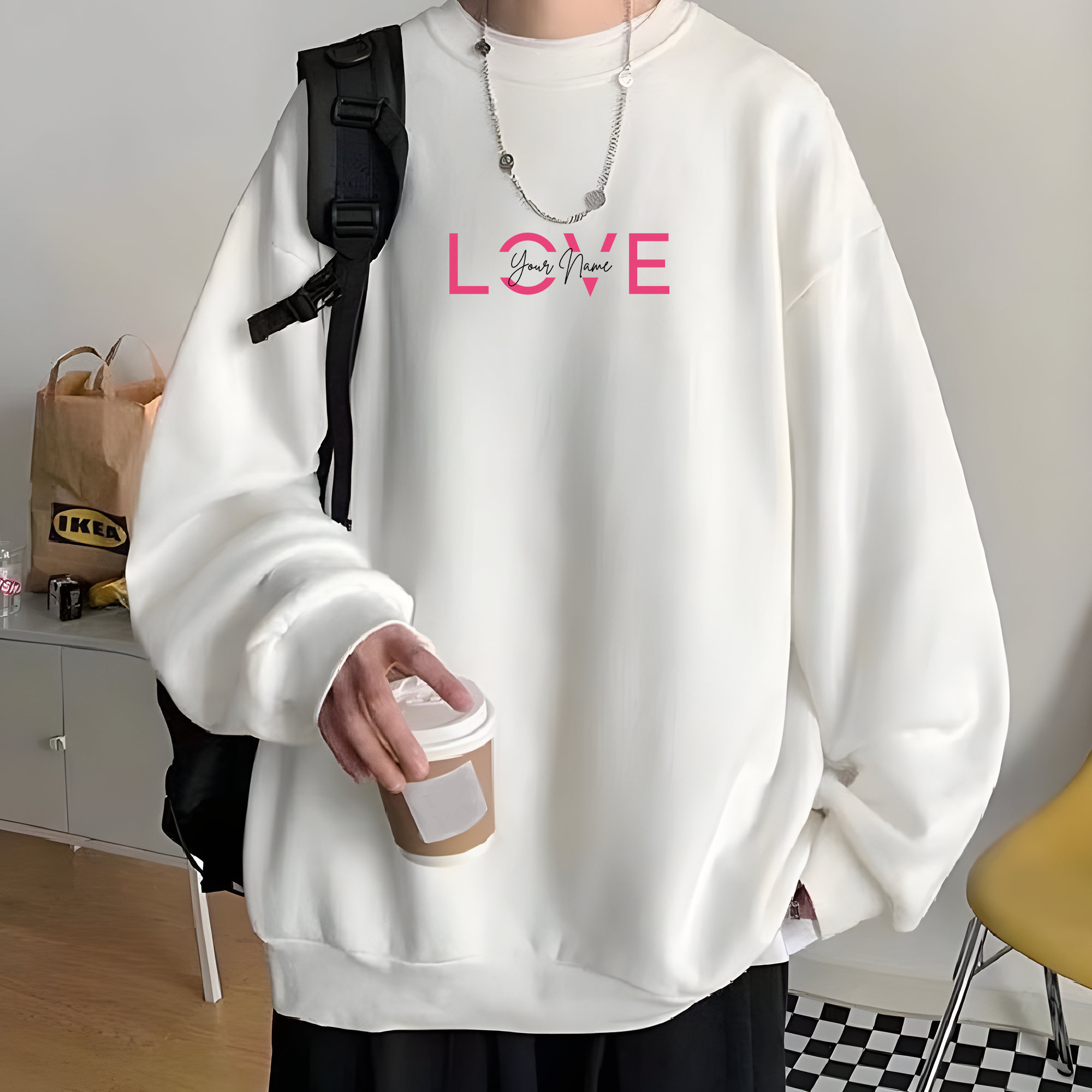 Custom Couple Love Sweater