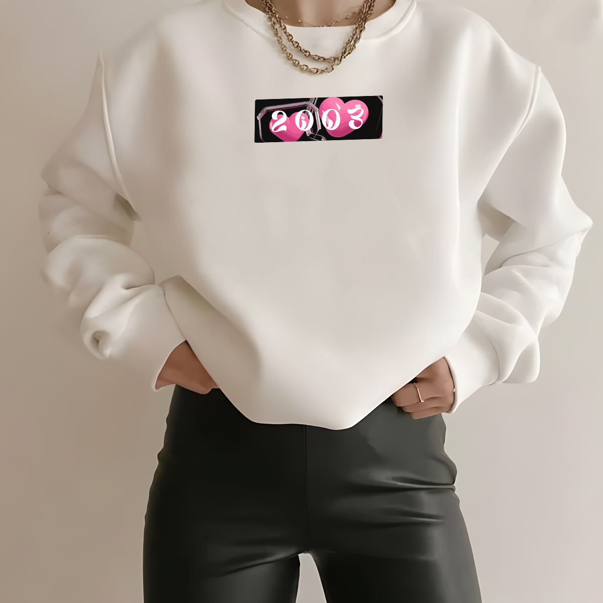 Custom Couple Number Sweater