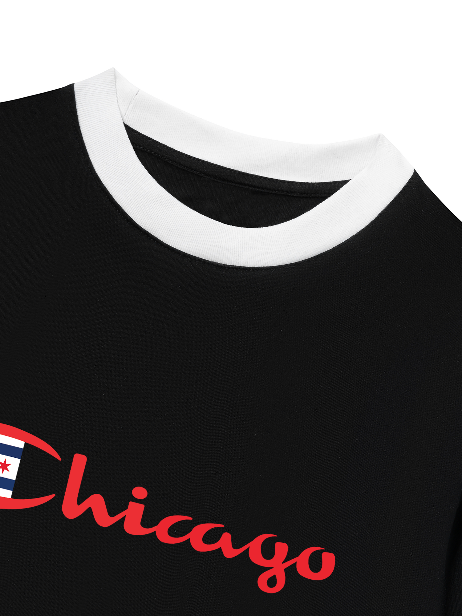 Áo Thun Ringer Relaxed Fit City Chicago