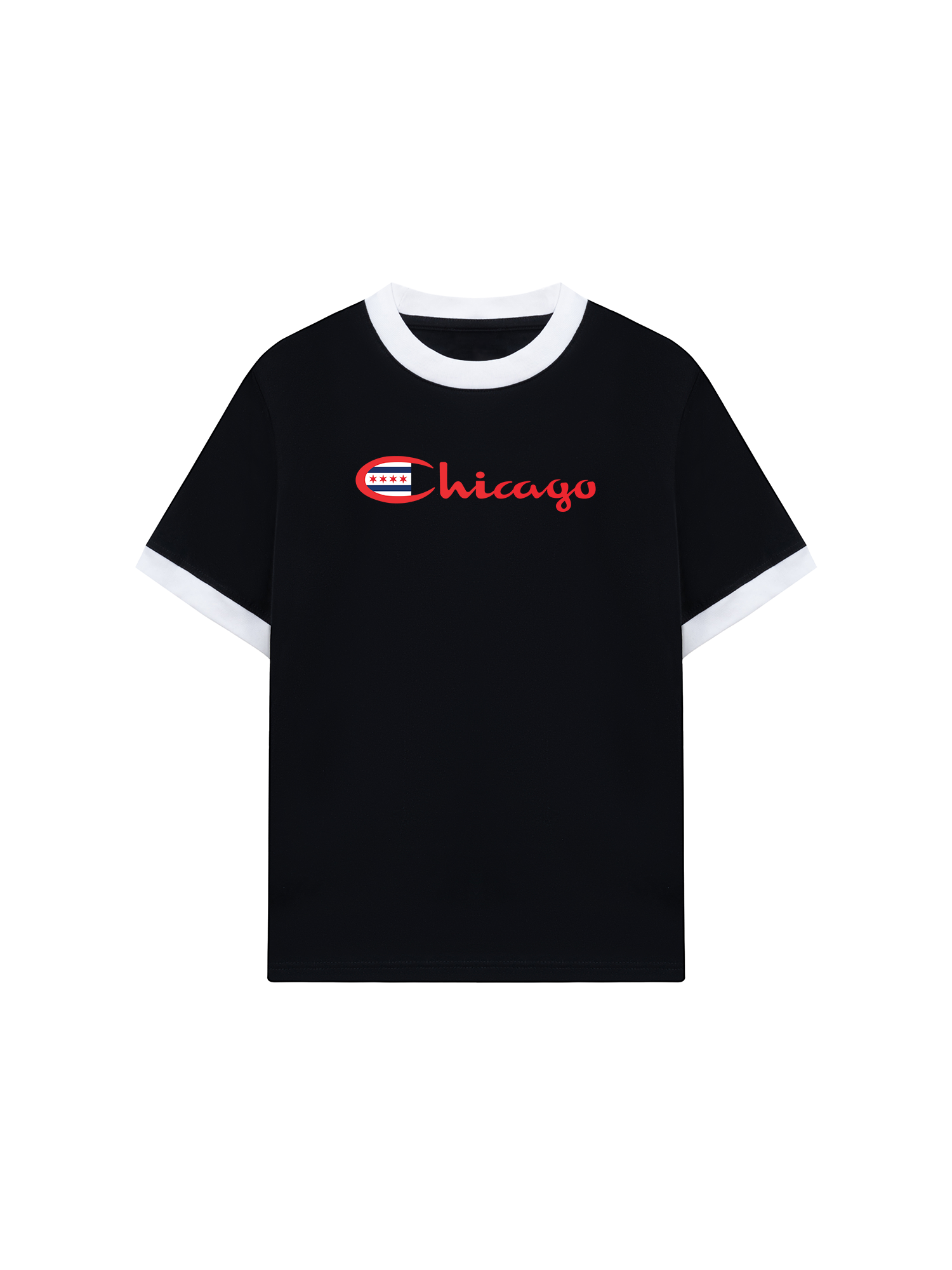 Áo Thun Ringer Relaxed Fit City Chicago