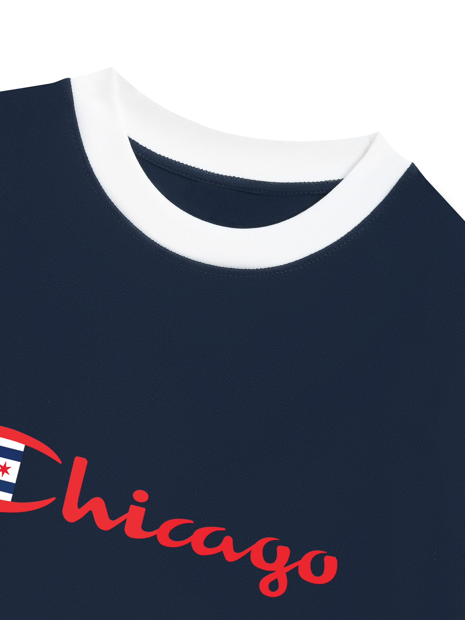 Áo Thun Ringer Relaxed Fit City Chicago