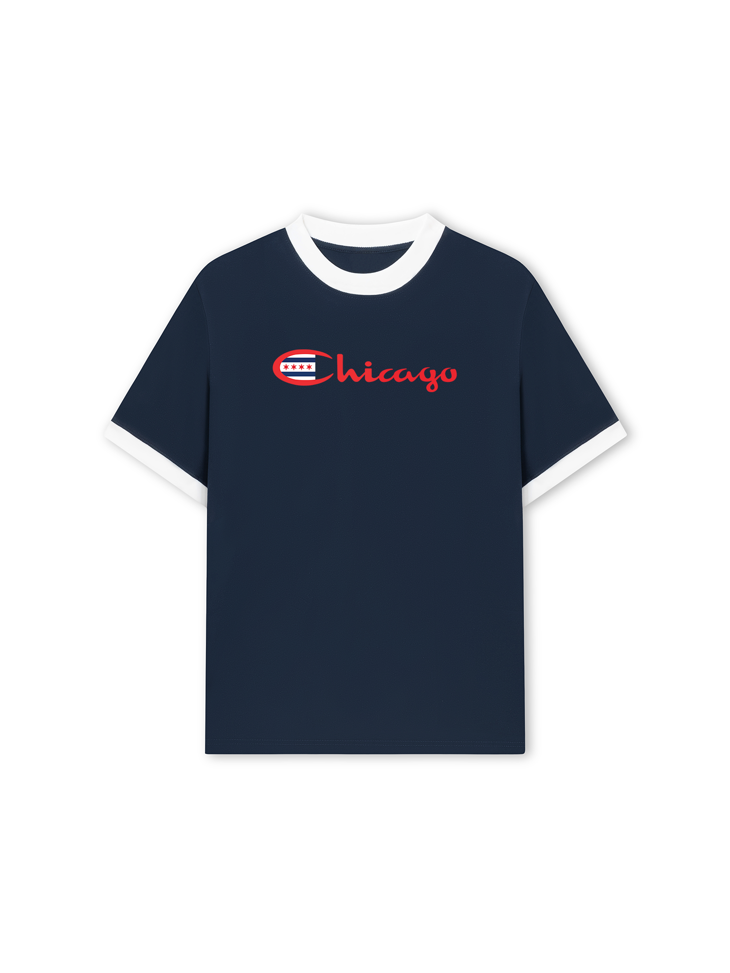 Áo Thun Ringer Relaxed Fit City Chicago
