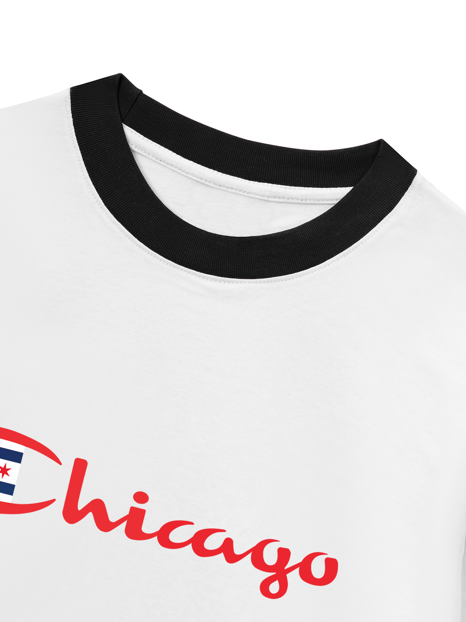 Áo Thun Ringer Relaxed Fit City Chicago