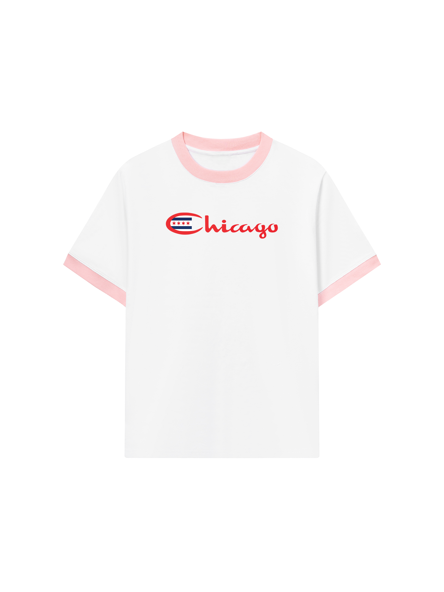 Áo Thun Ringer Relaxed Fit City Chicago