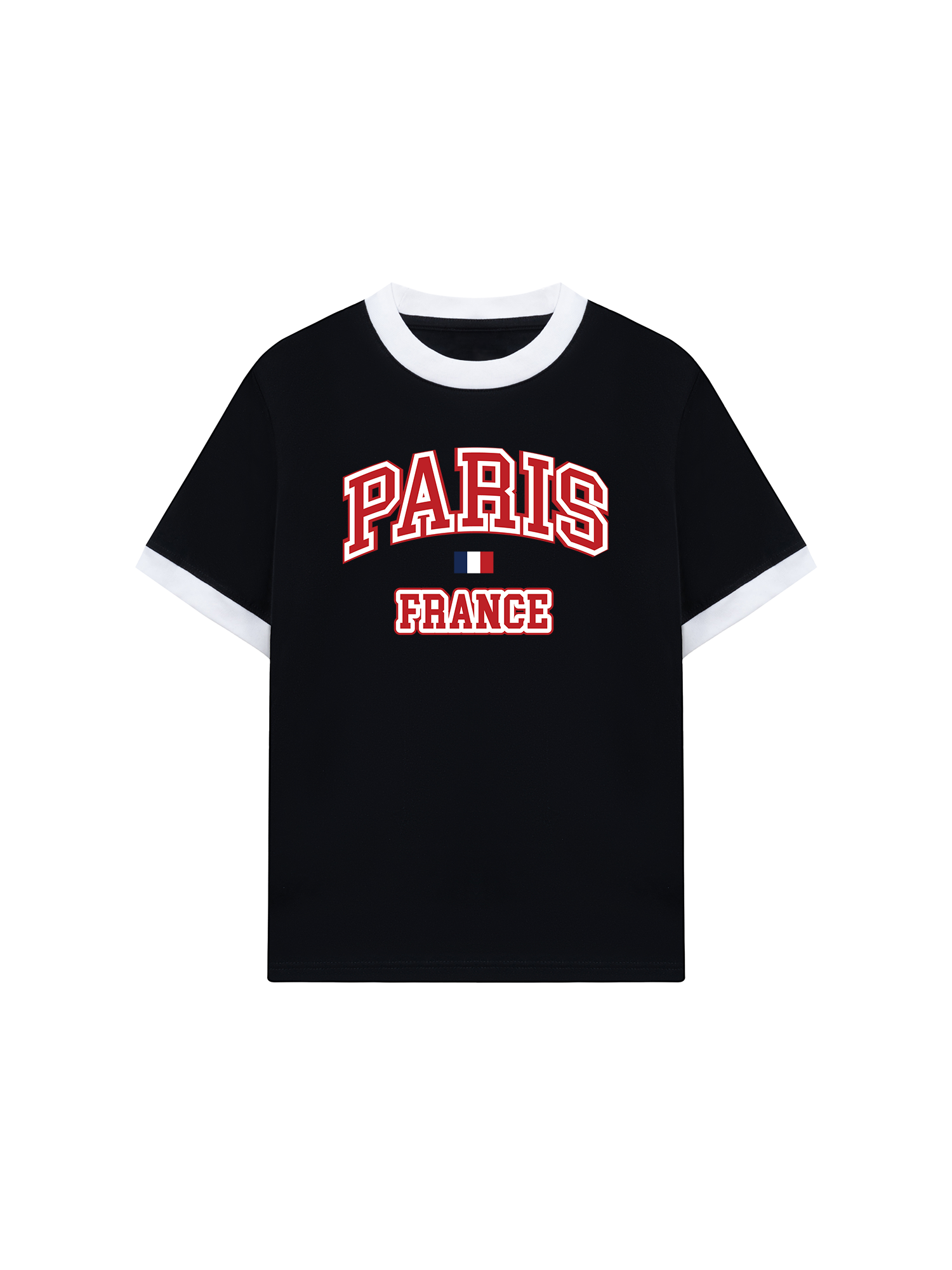 Áo Thun Ringer Relaxed Fit City Paris France