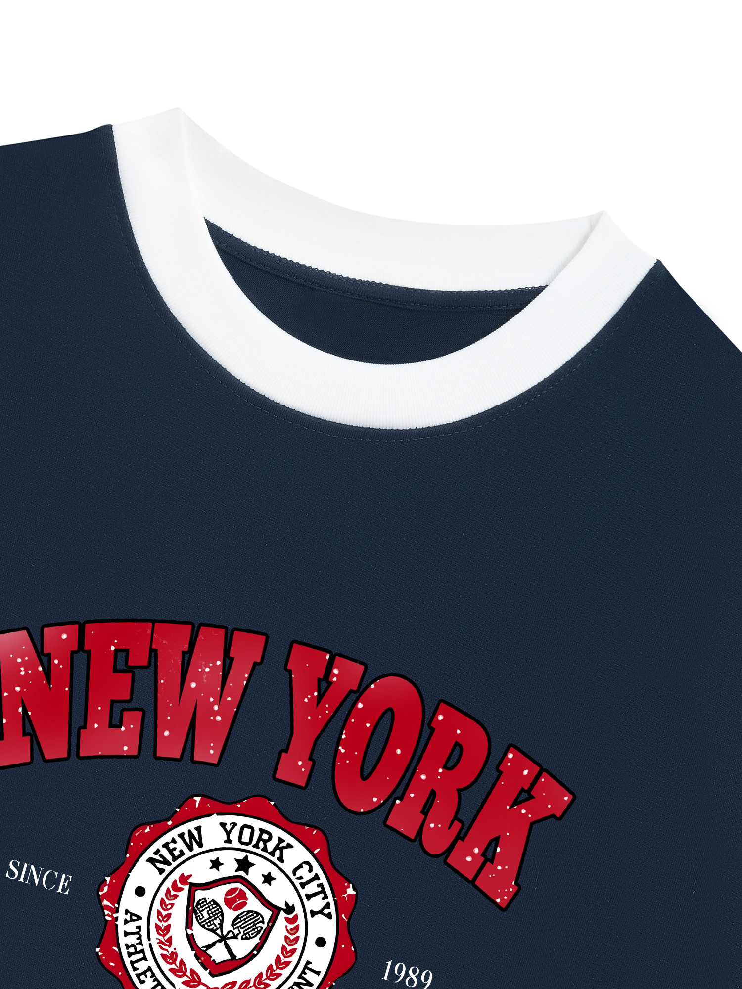 Áo Thun Ringer Relaxed Fit City New York Brooklyn