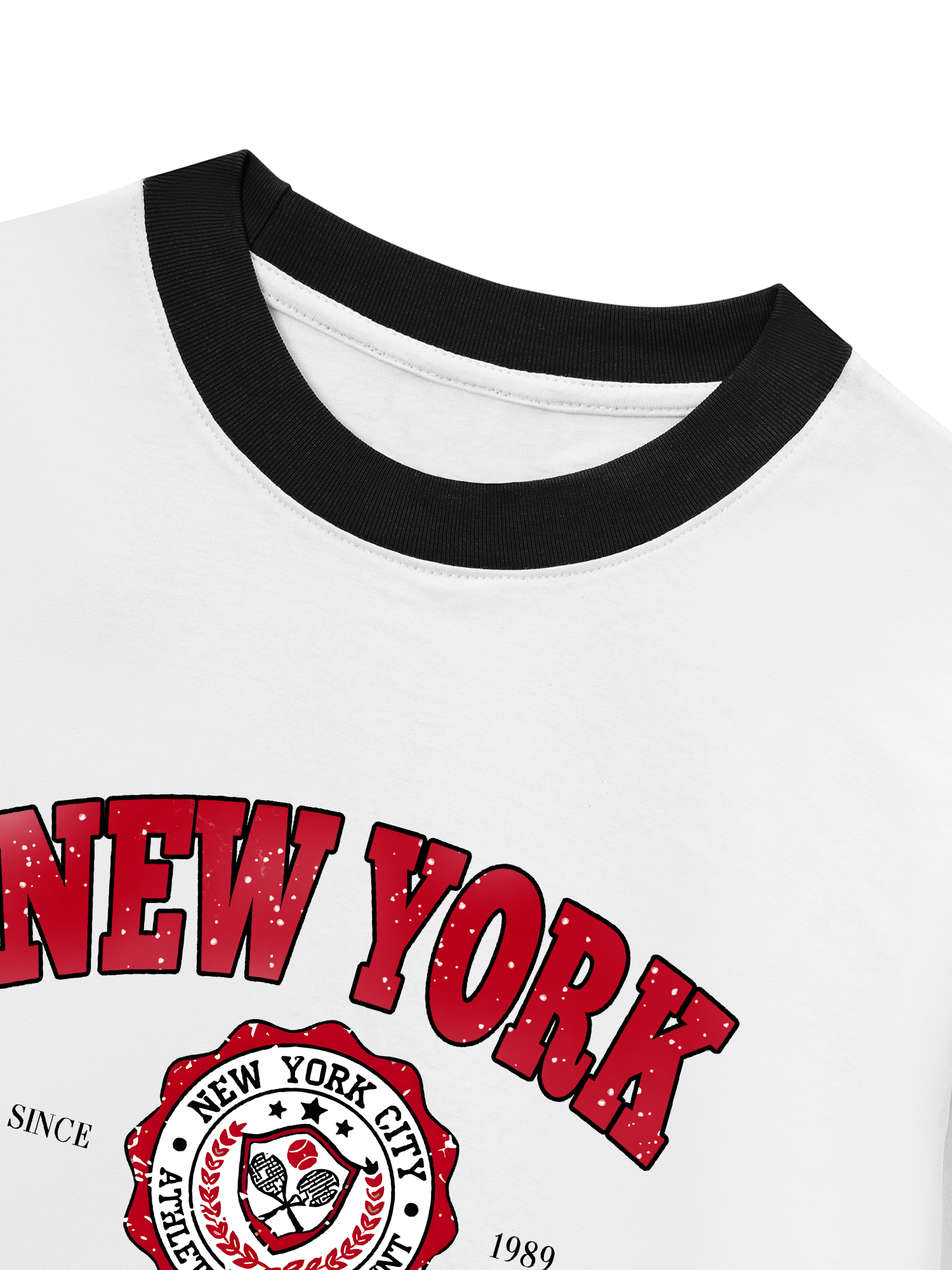 Áo Thun Ringer Relaxed Fit City New York Brooklyn