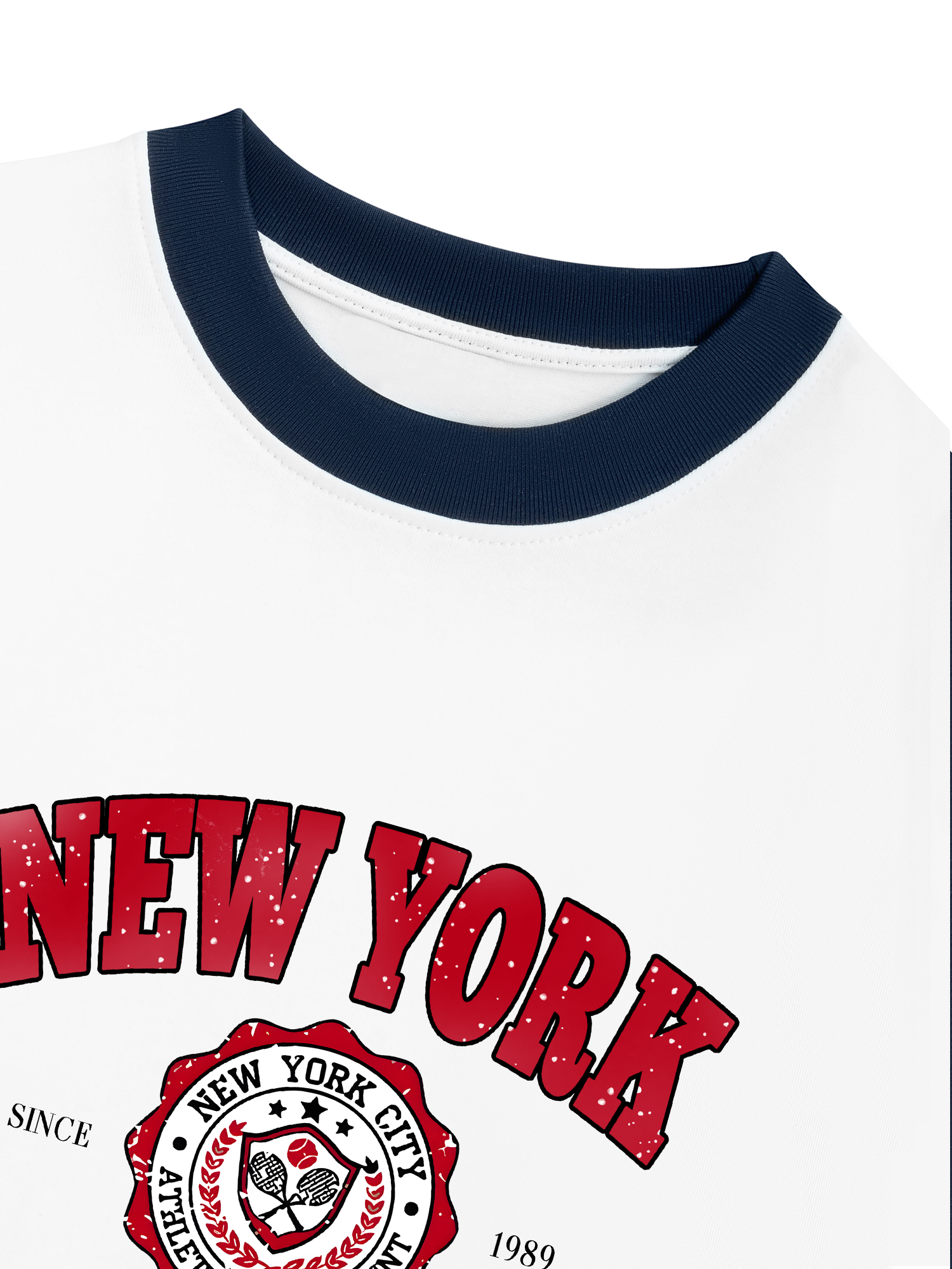 Áo Thun Ringer Relaxed Fit City New York Brooklyn