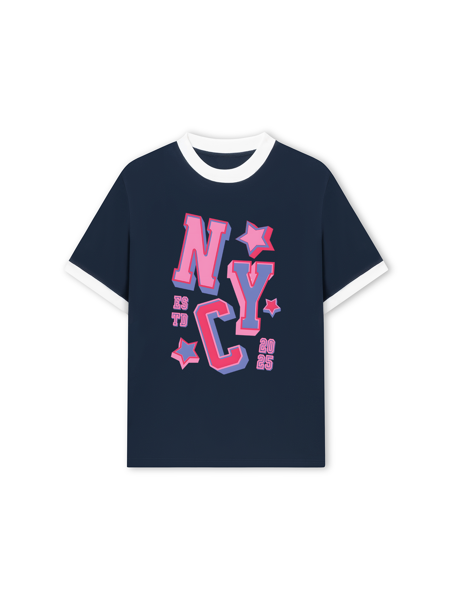 Áo Thun Ringer Relaxed Fit NYC