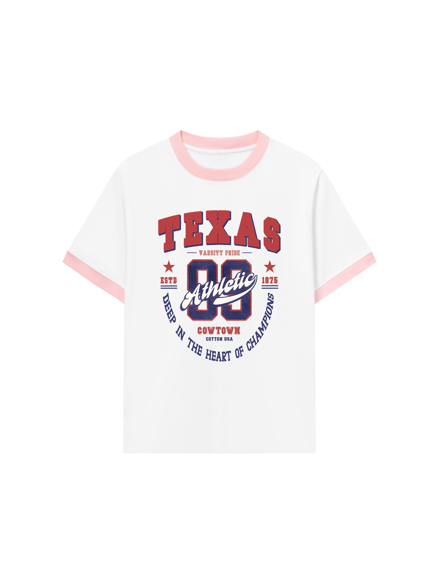 Áo Thun Ringer Relaxed Fit City Texas