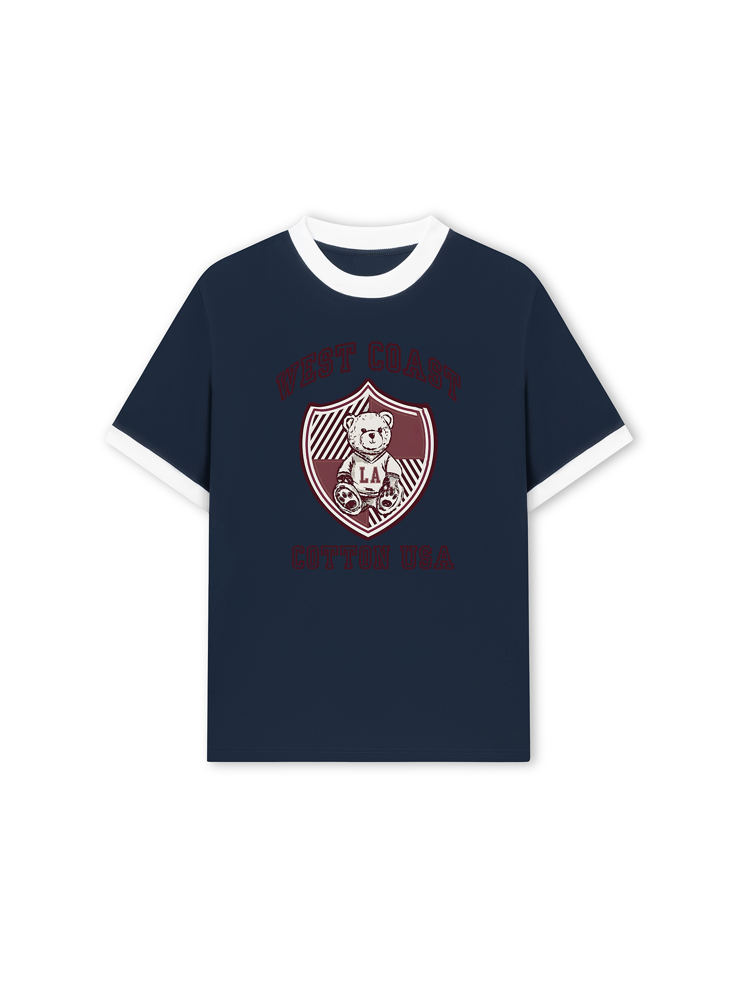 Áo Thun Ringer Relaxed Fit City WestCoast