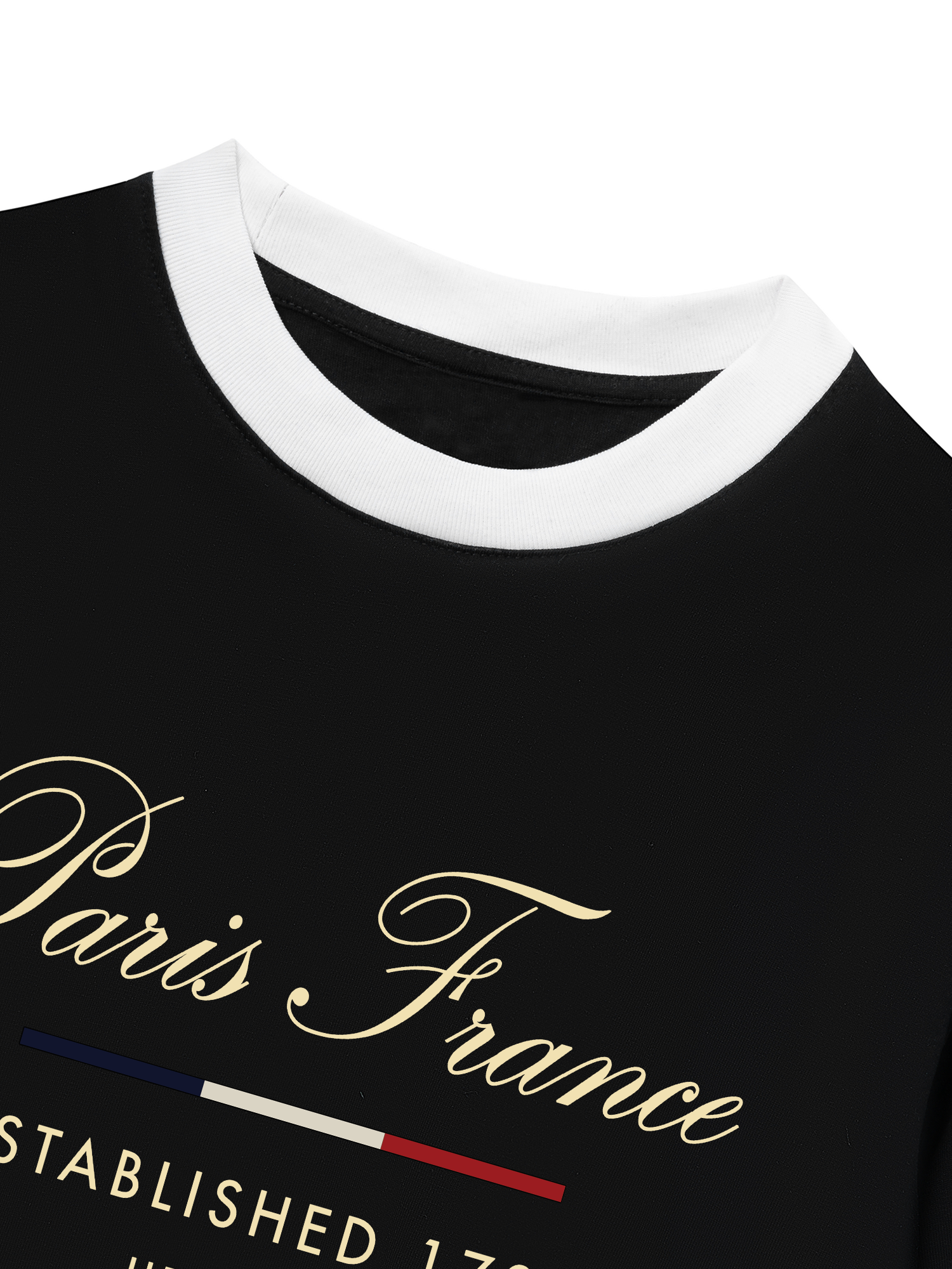 Áo Thun Ringer Relaxed Fit Paris France