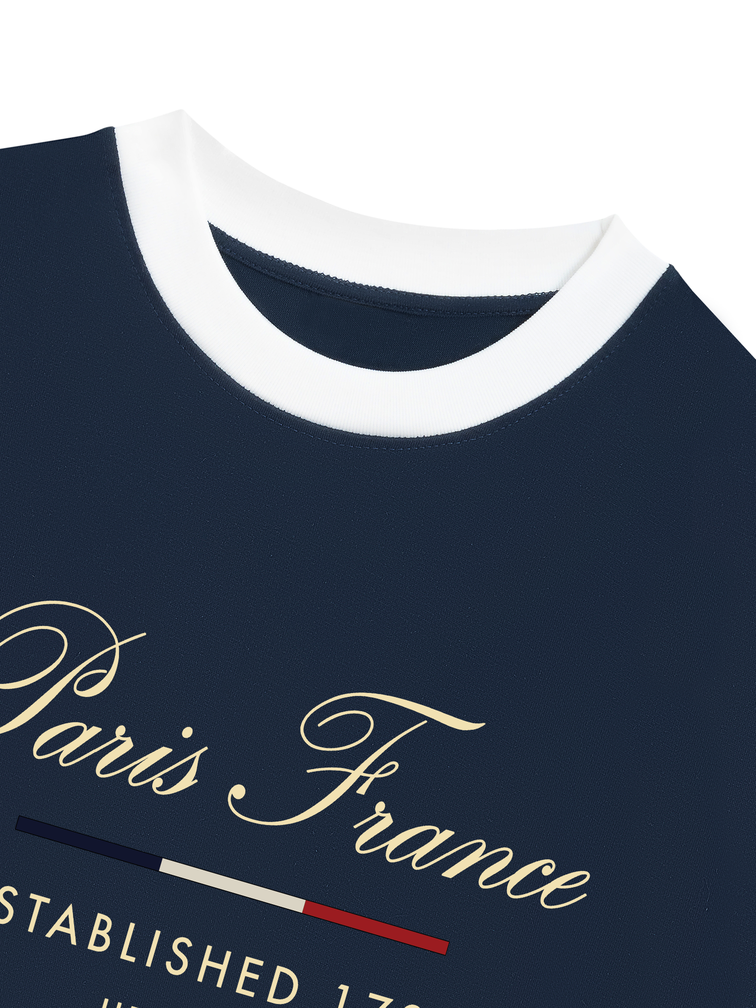 Áo Thun Ringer Relaxed Fit Paris France
