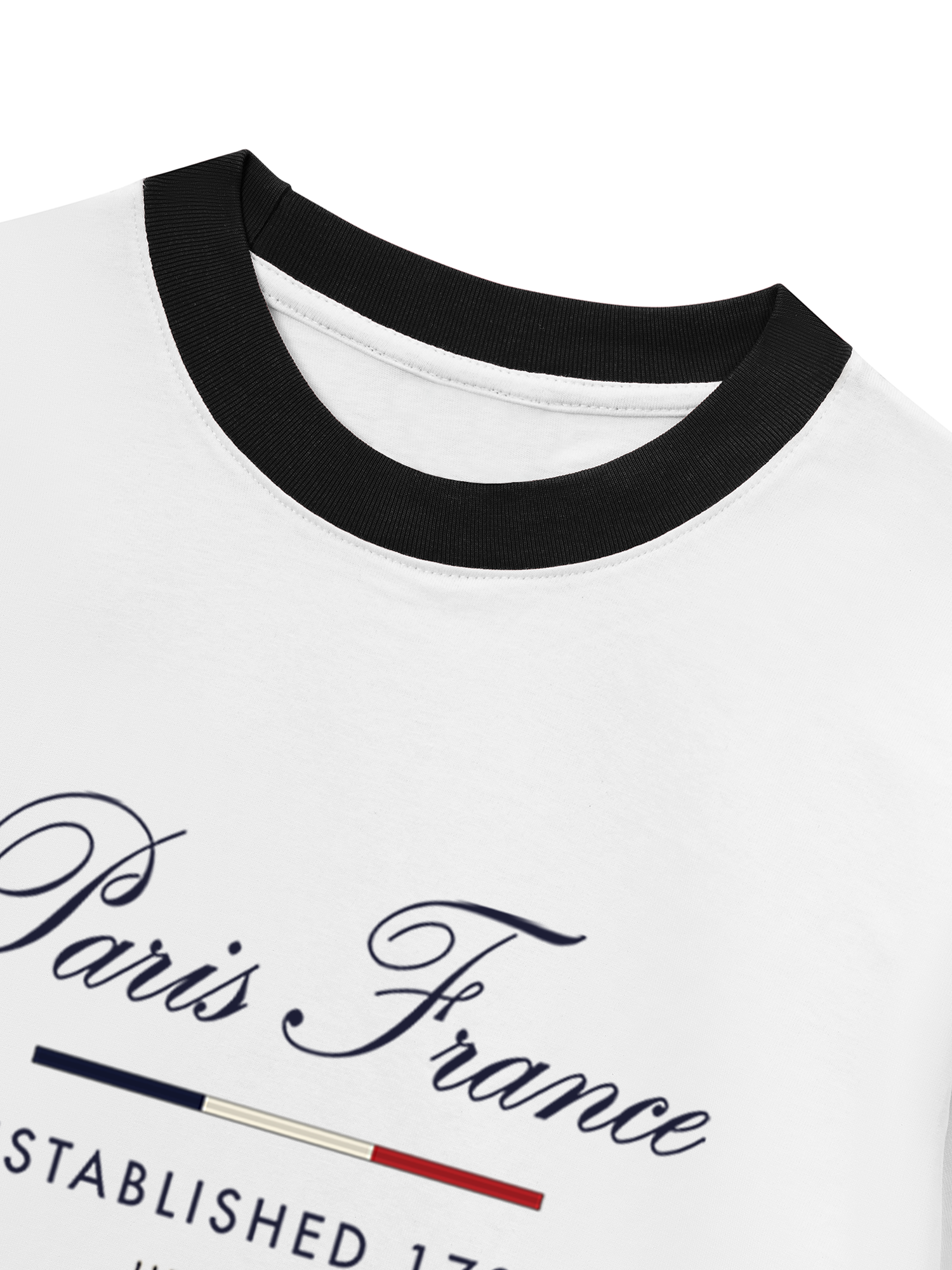 Áo Thun Ringer Relaxed Fit Paris France