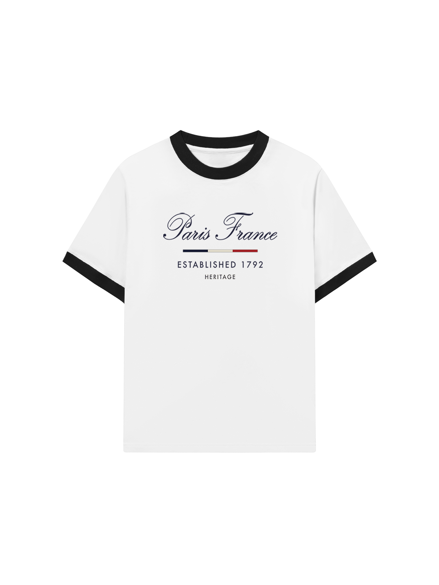 Áo Thun Ringer Relaxed Fit Paris France
