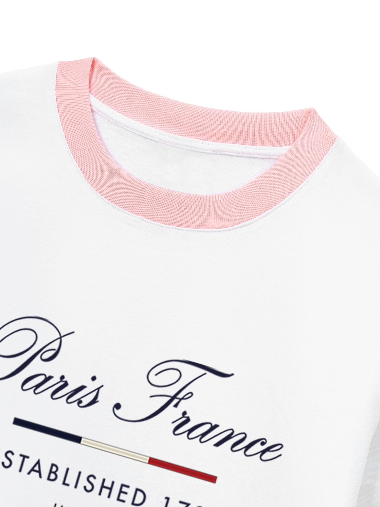 Áo Thun Ringer Relaxed Fit Paris France