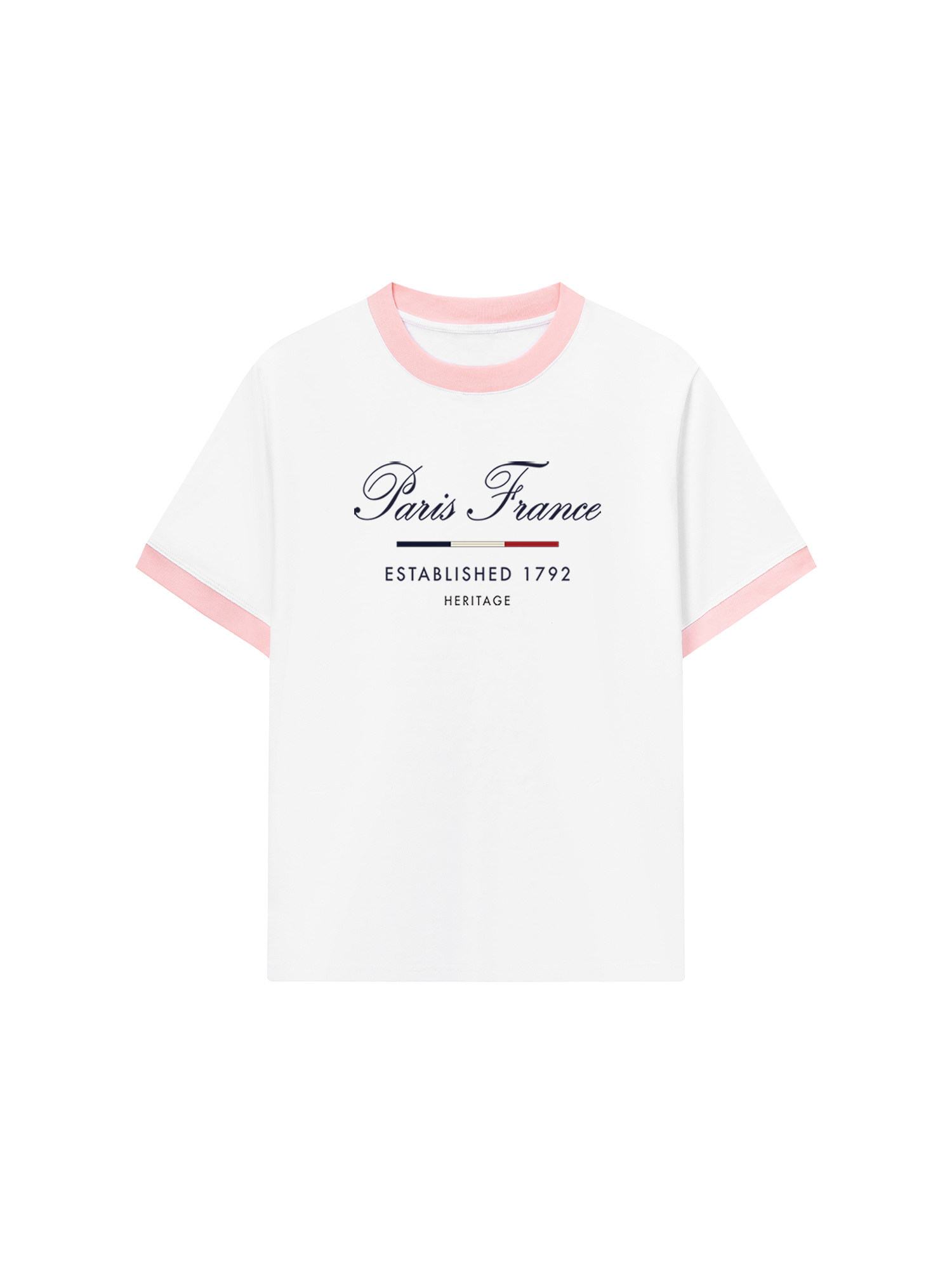 Áo Thun Ringer Relaxed Fit Paris France
