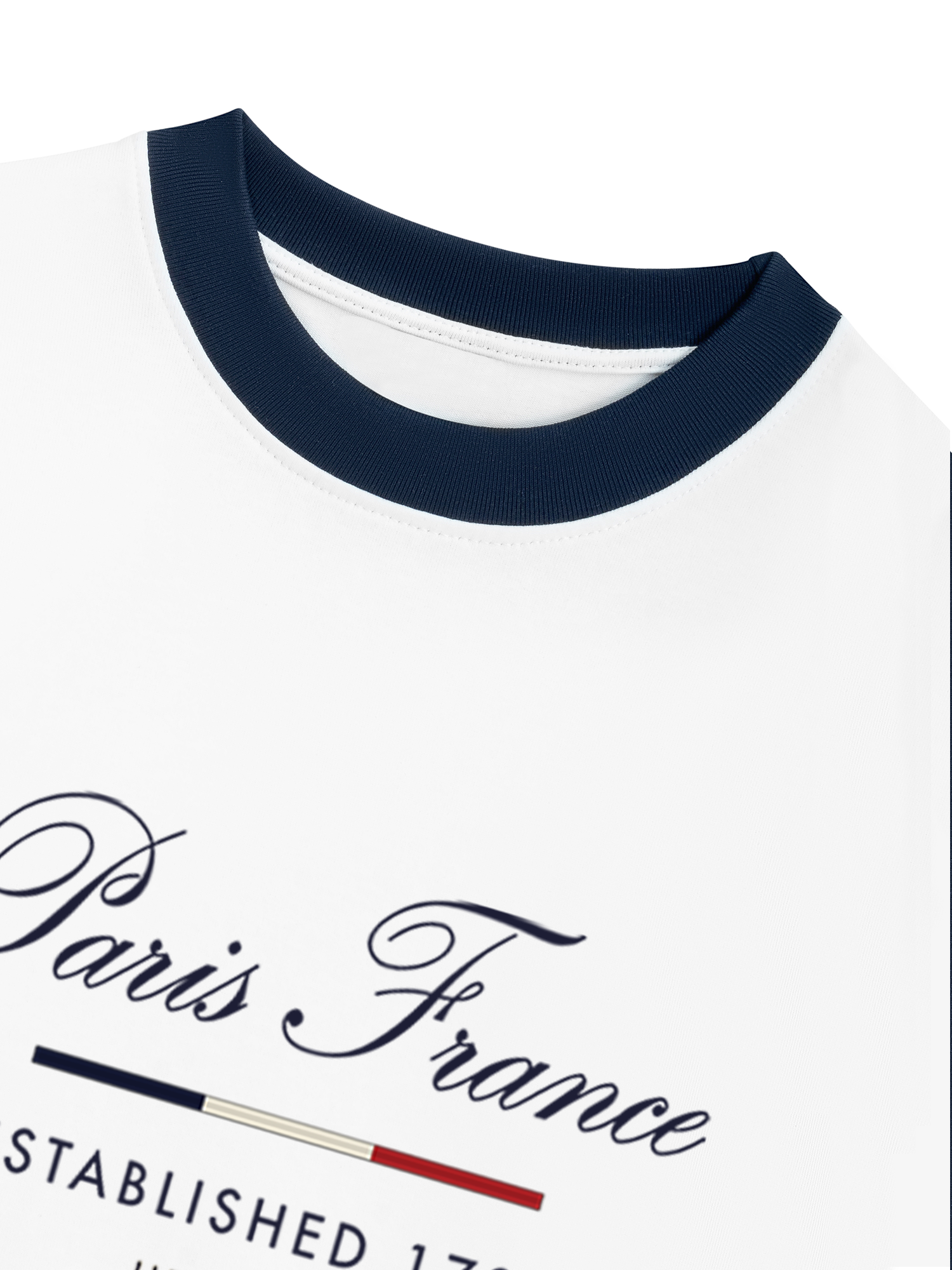 Áo Thun Ringer Relaxed Fit Paris France