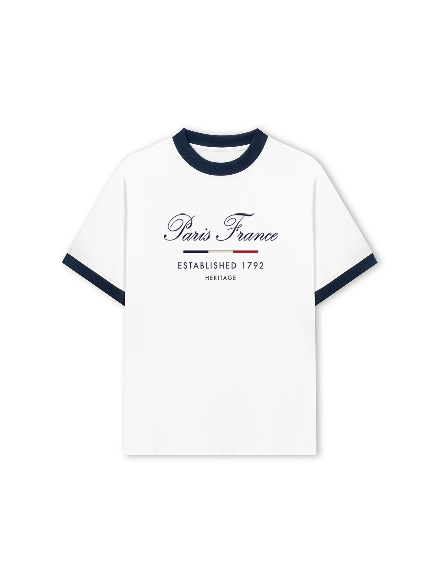 Áo Thun Ringer Relaxed Fit Paris France