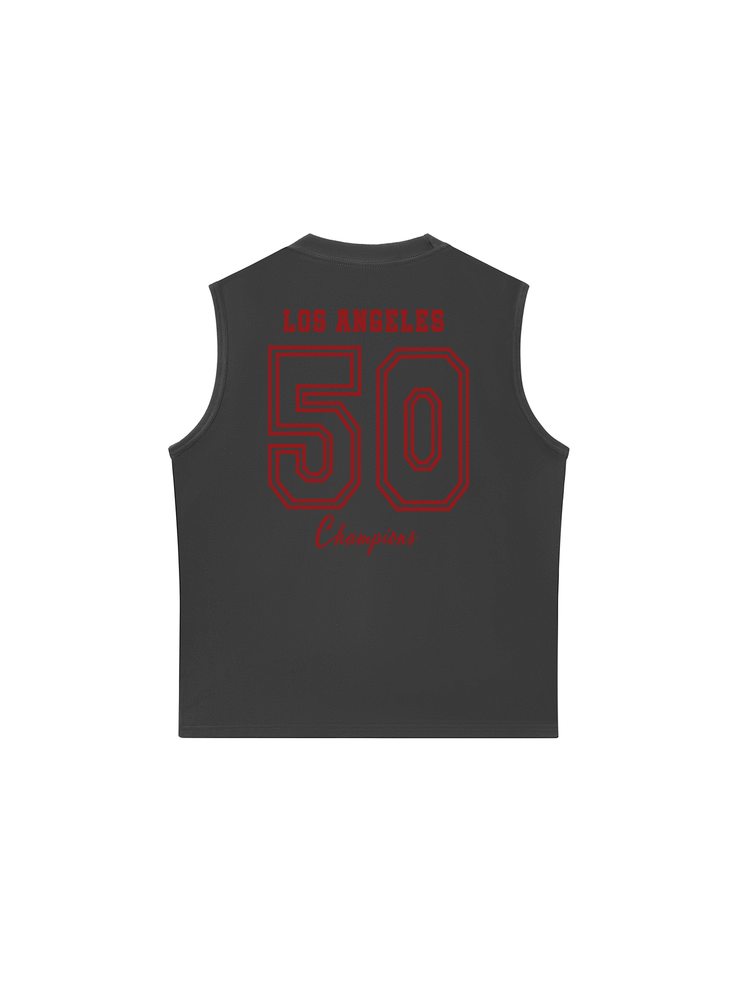 Áo Ba Lỗ Relaxed Fit Los Angeles Champions Red