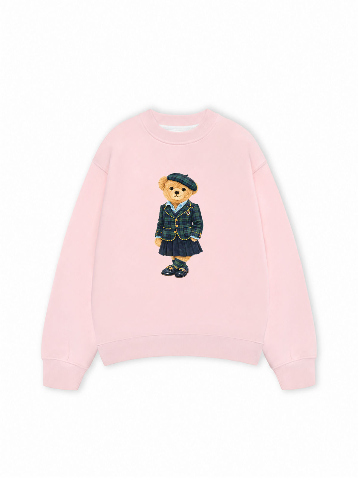 Áo Sweater Nỉ Hai Da Bear Three
