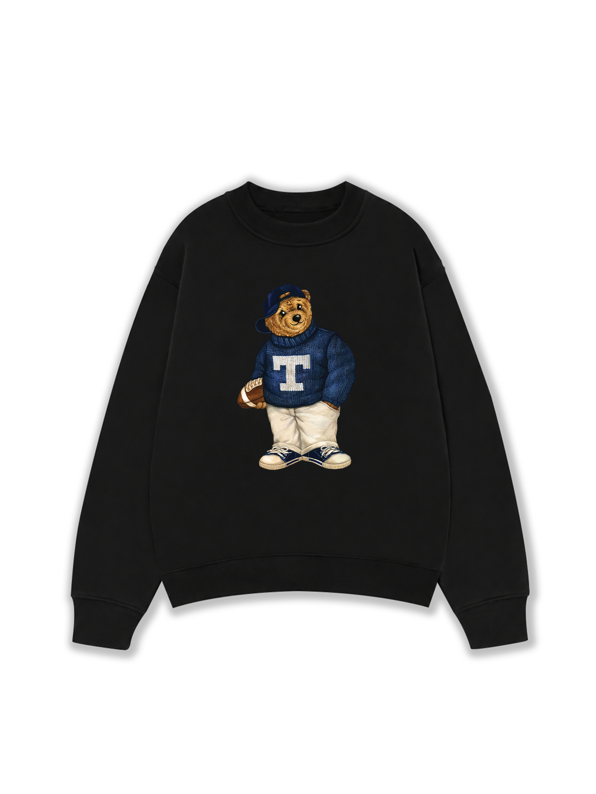 Áo Sweater Nỉ Hai Da Bear Two