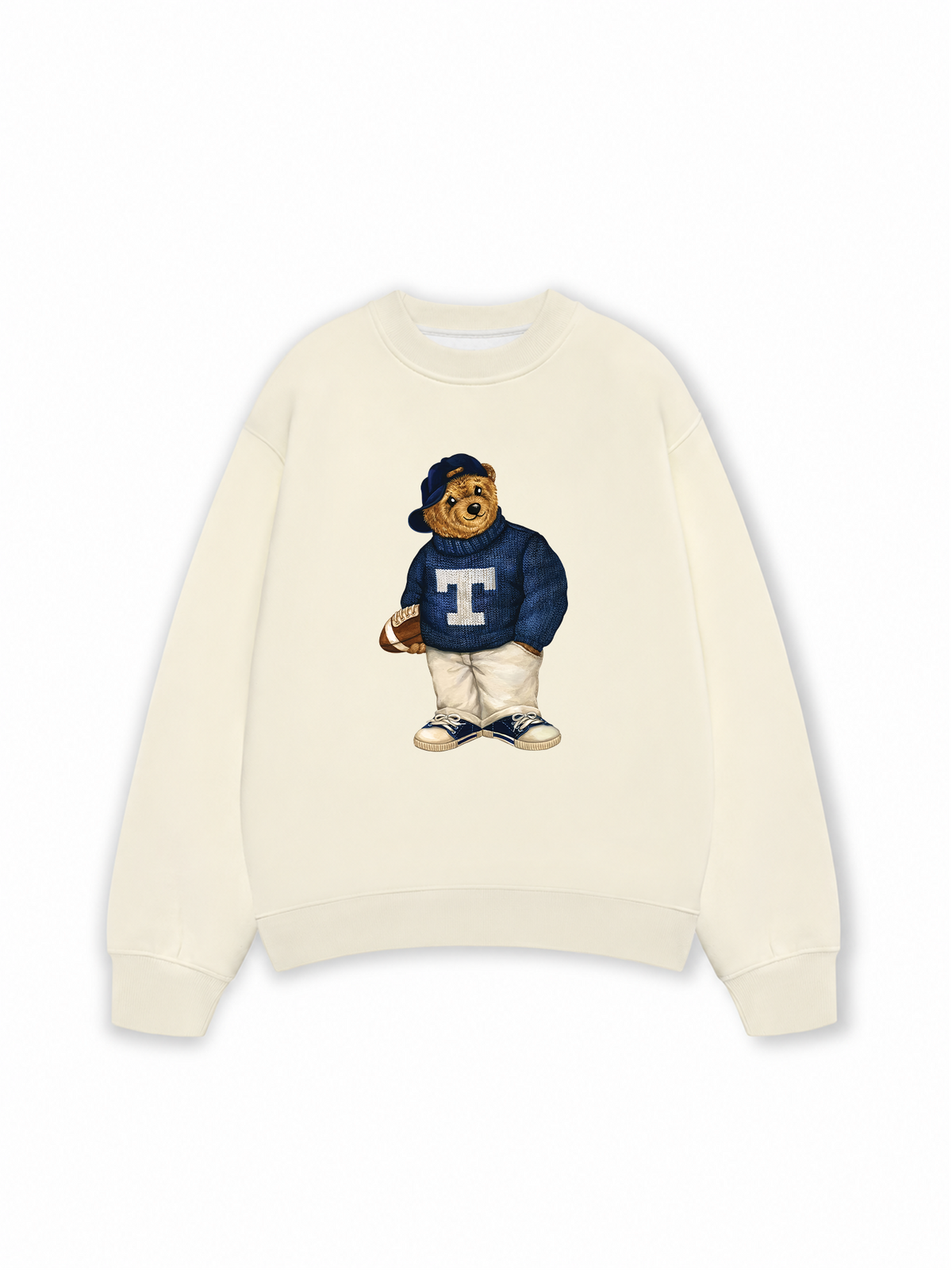 Áo Sweater Nỉ Hai Da Bear Two