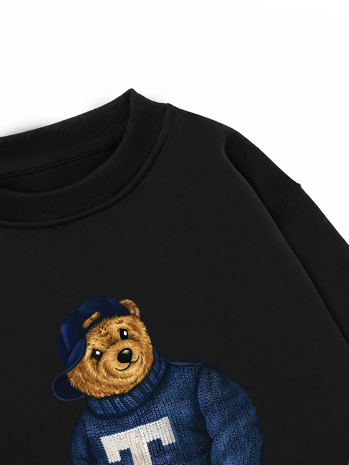 Áo Sweater Nỉ Hai Da Bear Two