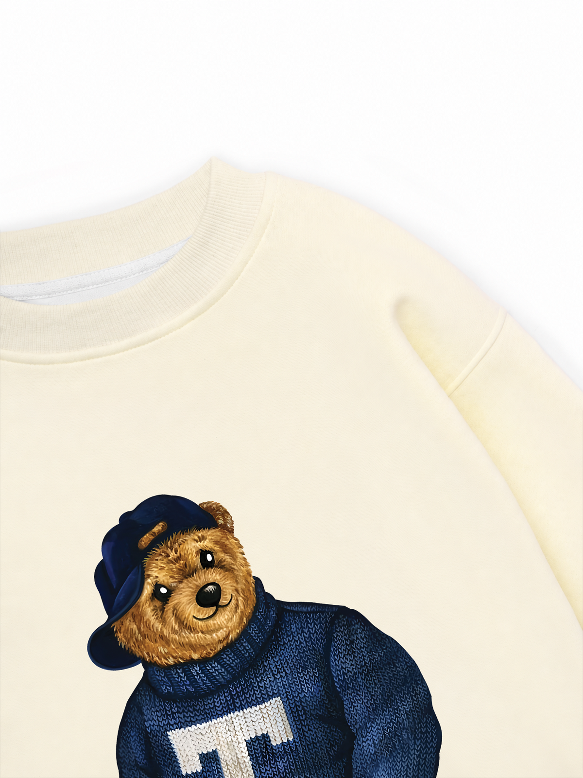 Áo Sweater Nỉ Hai Da Bear Two
