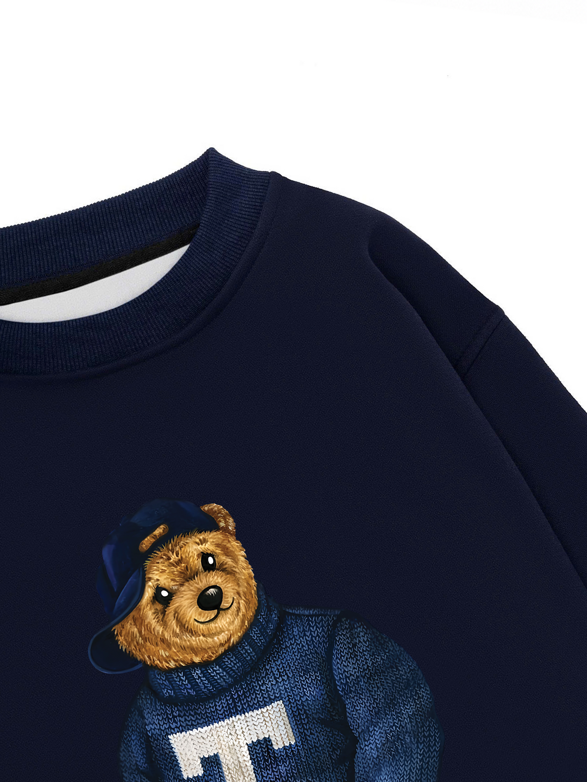 Áo Sweater Nỉ Hai Da Bear Two