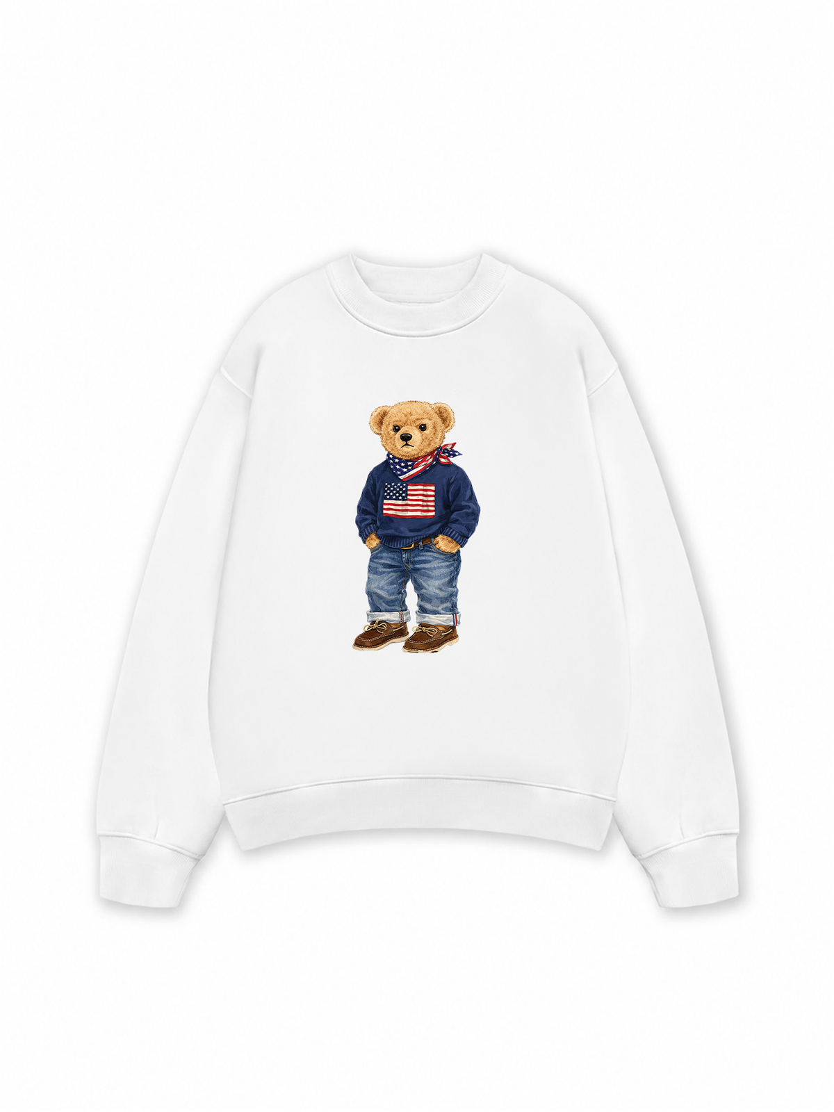 Áo Sweater Nỉ Hai Da America Boy