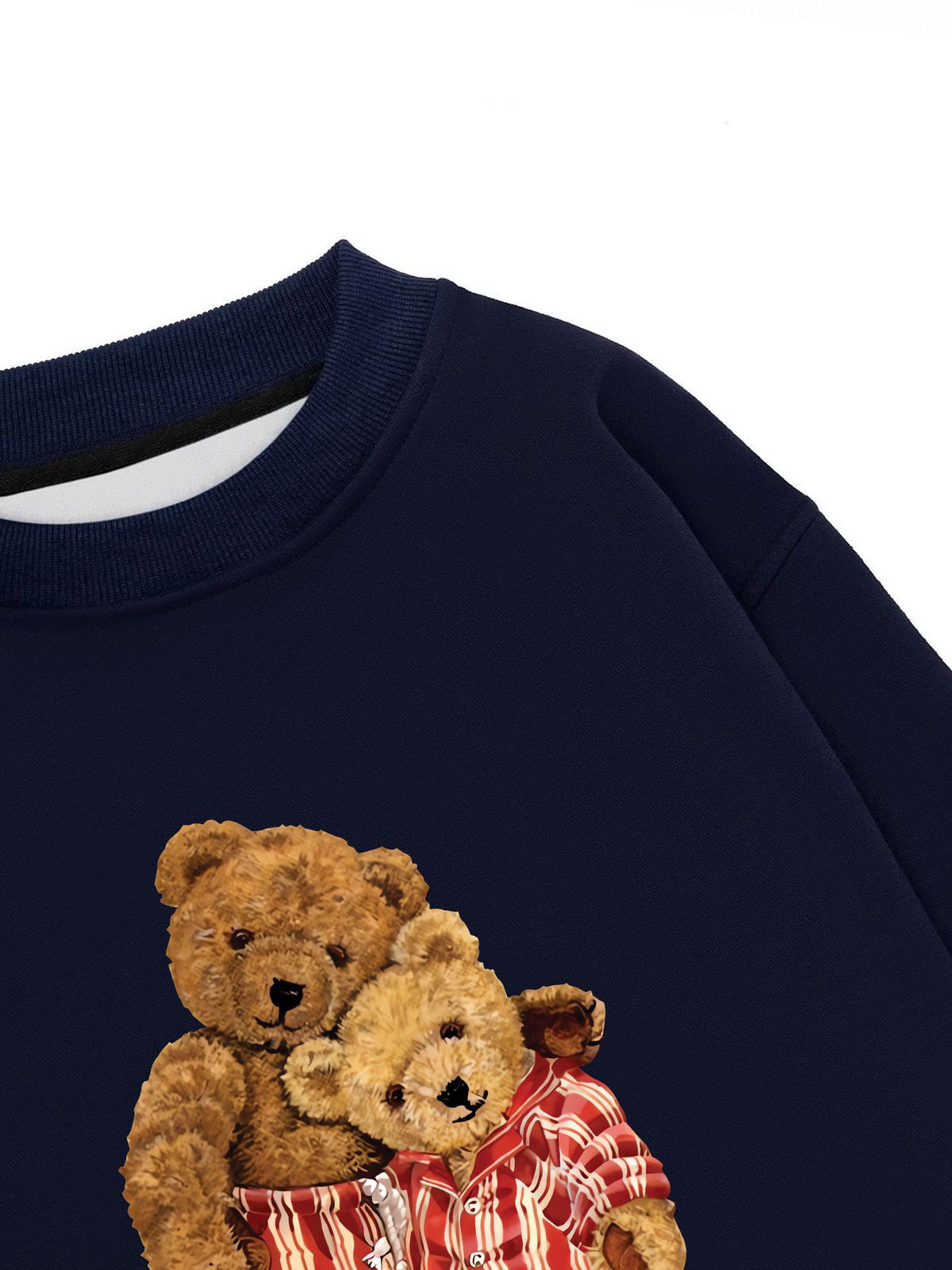 Áo Sweater Nỉ Hai Da Couple Bear Go To Bed