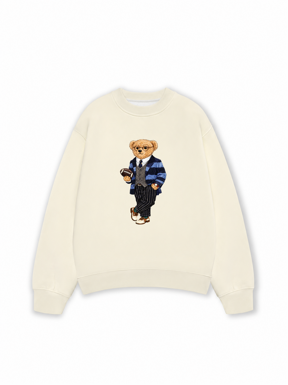 Áo Sweater Nỉ Hai Da Smart Bear