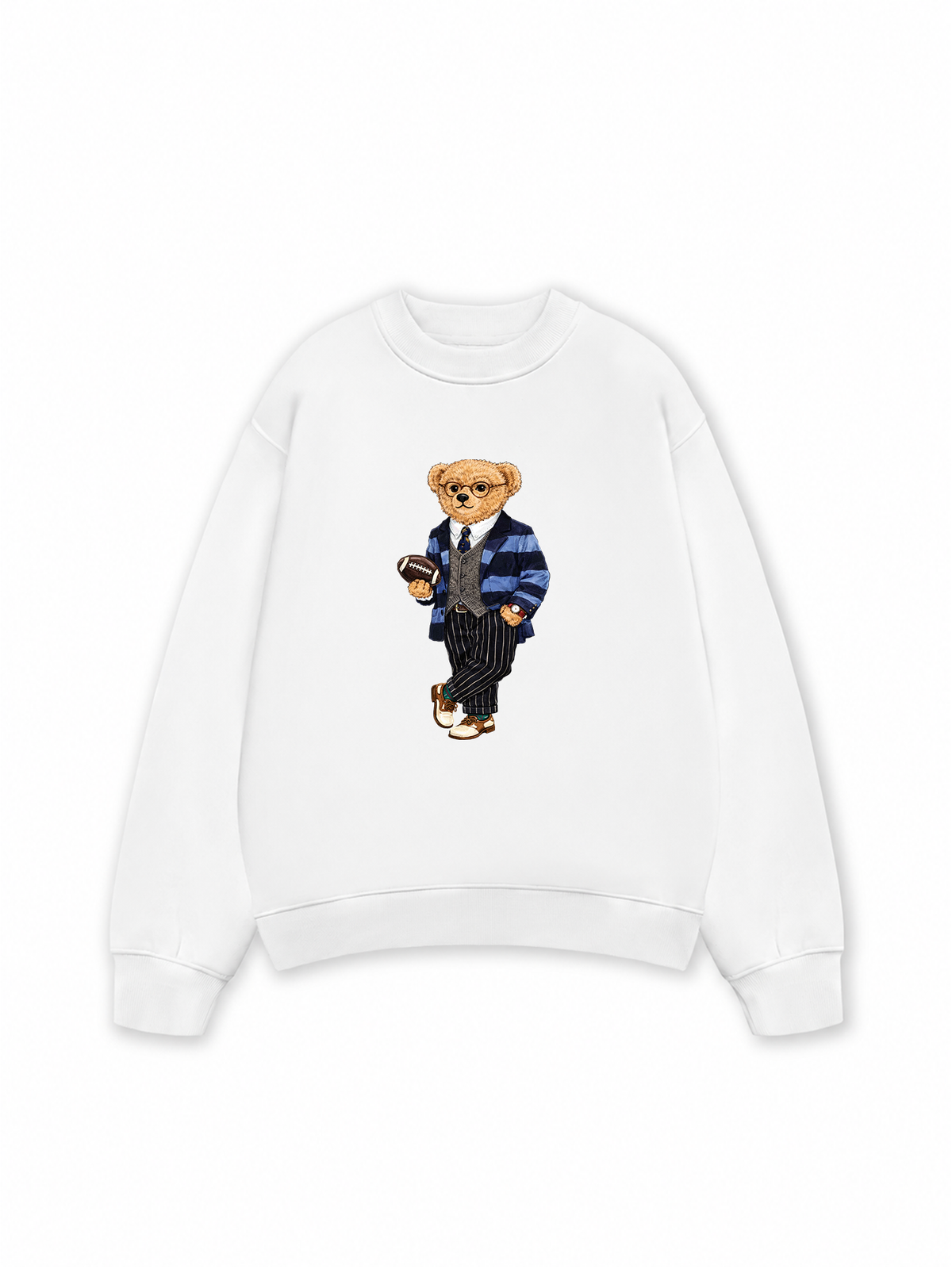Áo Sweater Nỉ Hai Da Smart Bear