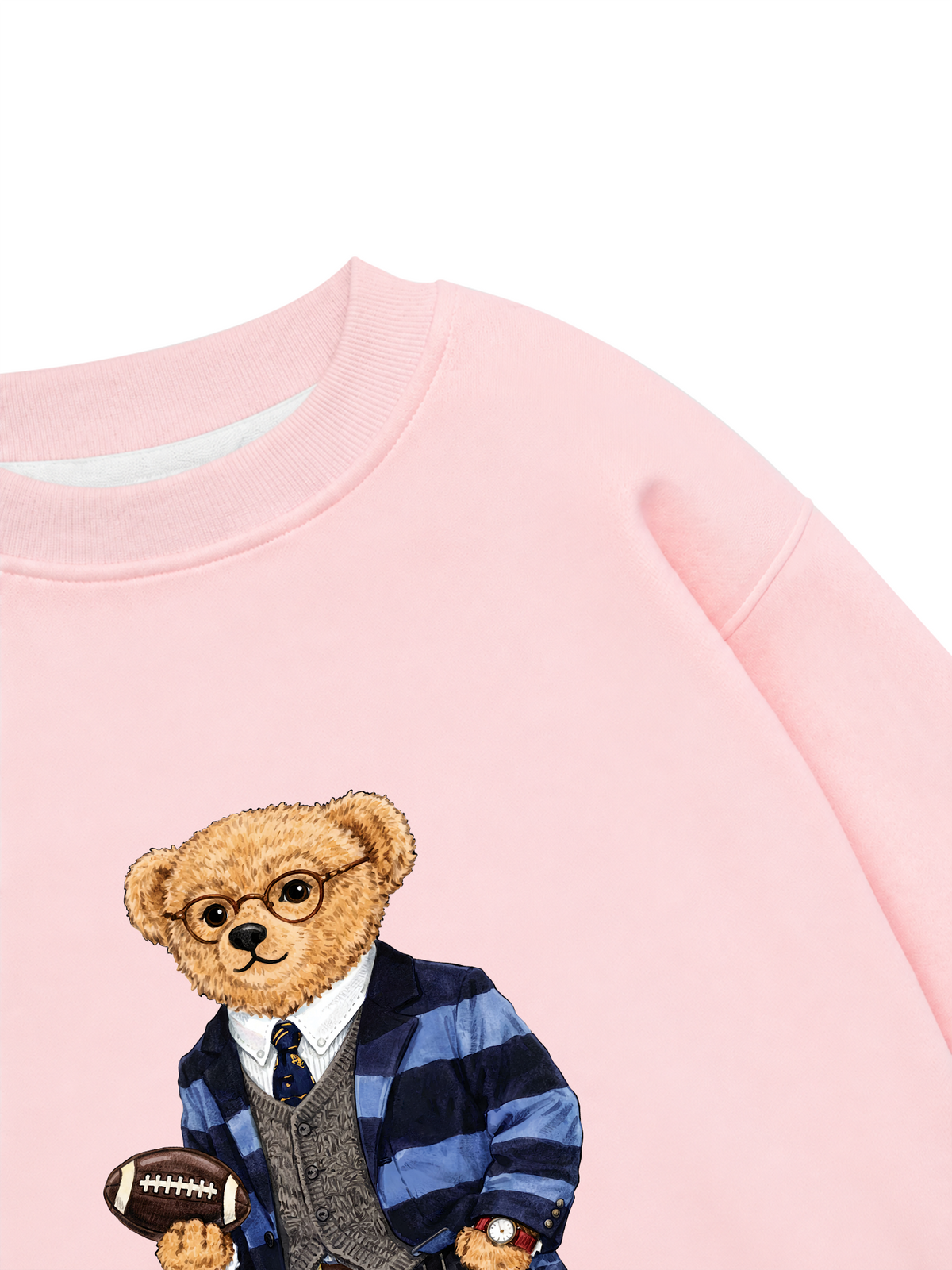 Áo Sweater Nỉ Hai Da Smart Bear