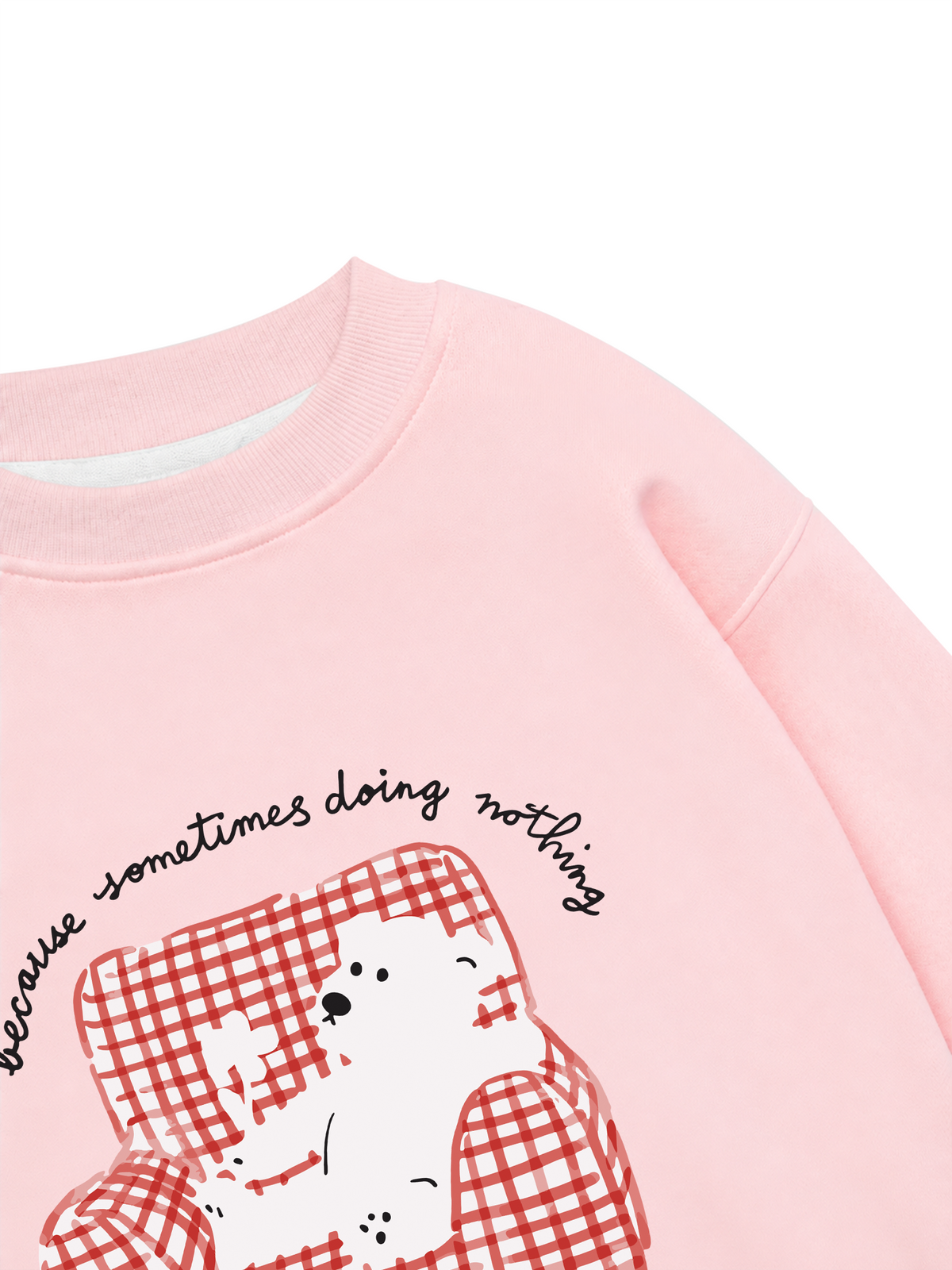 Áo Sweater Nỉ Hai Da Chill Bear At Home