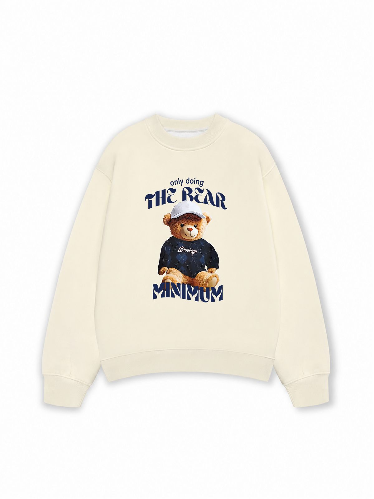 Áo Sweater Nỉ Hai Da Only Doing The Bear