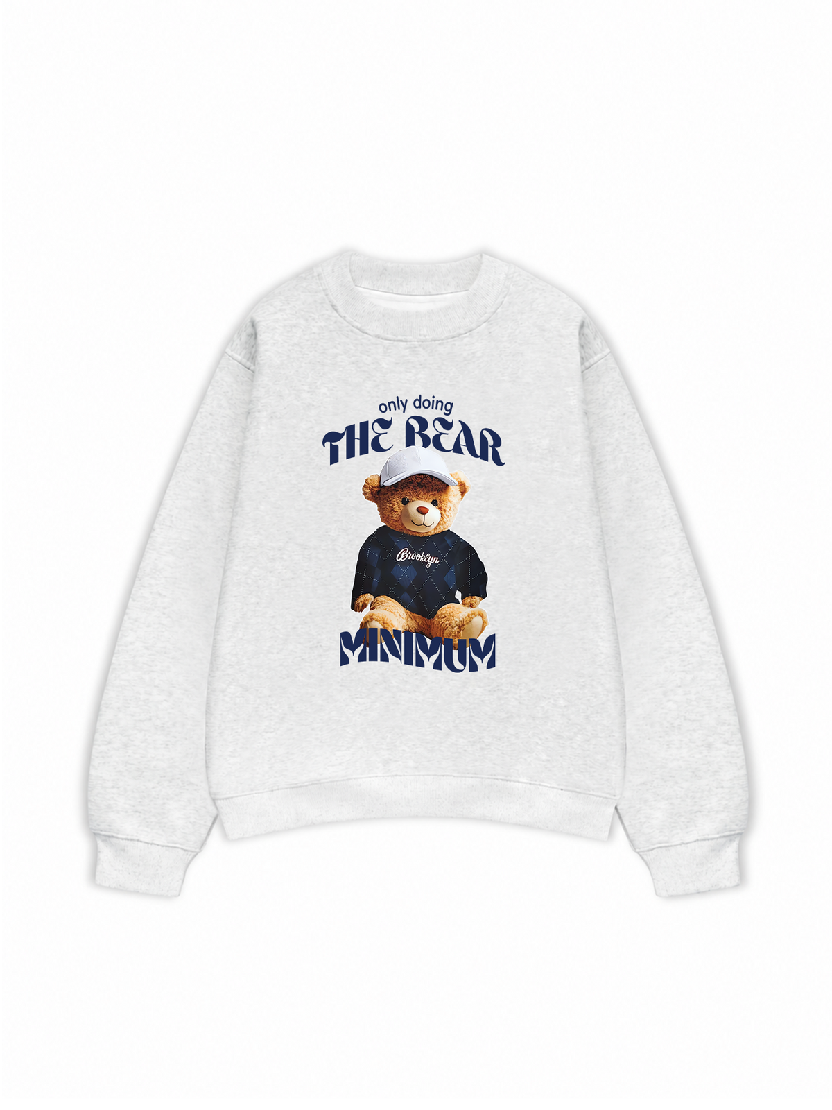 Áo Sweater Nỉ Hai Da Only Doing The Bear