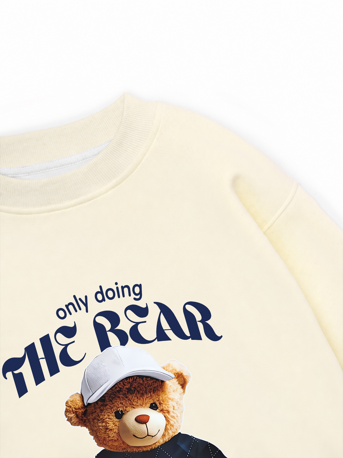 Áo Sweater Nỉ Hai Da Only Doing The Bear