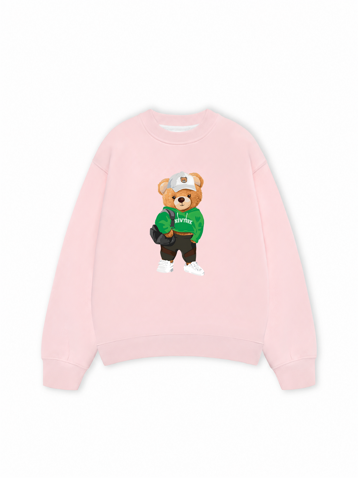 Áo Sweater Nỉ Hai Da Sporty Bear