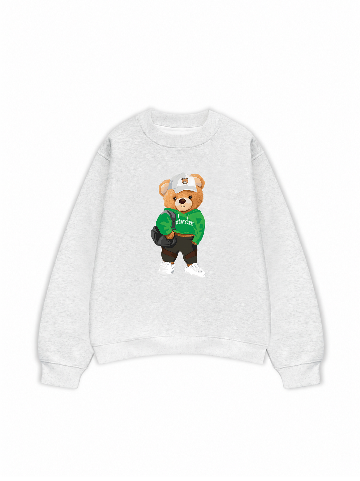 Áo Sweater Nỉ Hai Da Sporty Bear