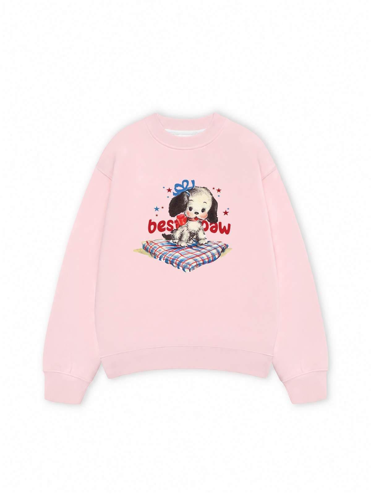 Áo Sweater Nỉ Hai Da Soft Paw Besties Paw
