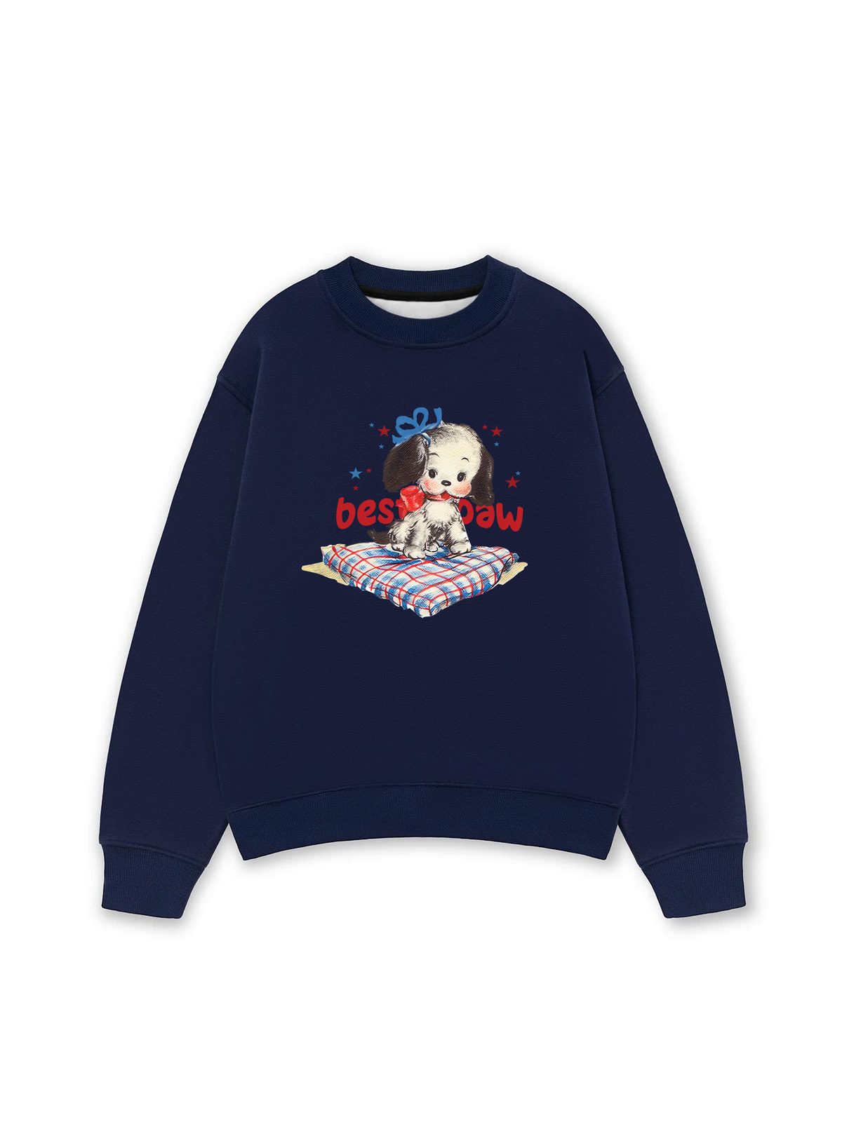 Áo Sweater Nỉ Hai Da Soft Paw Besties Paw