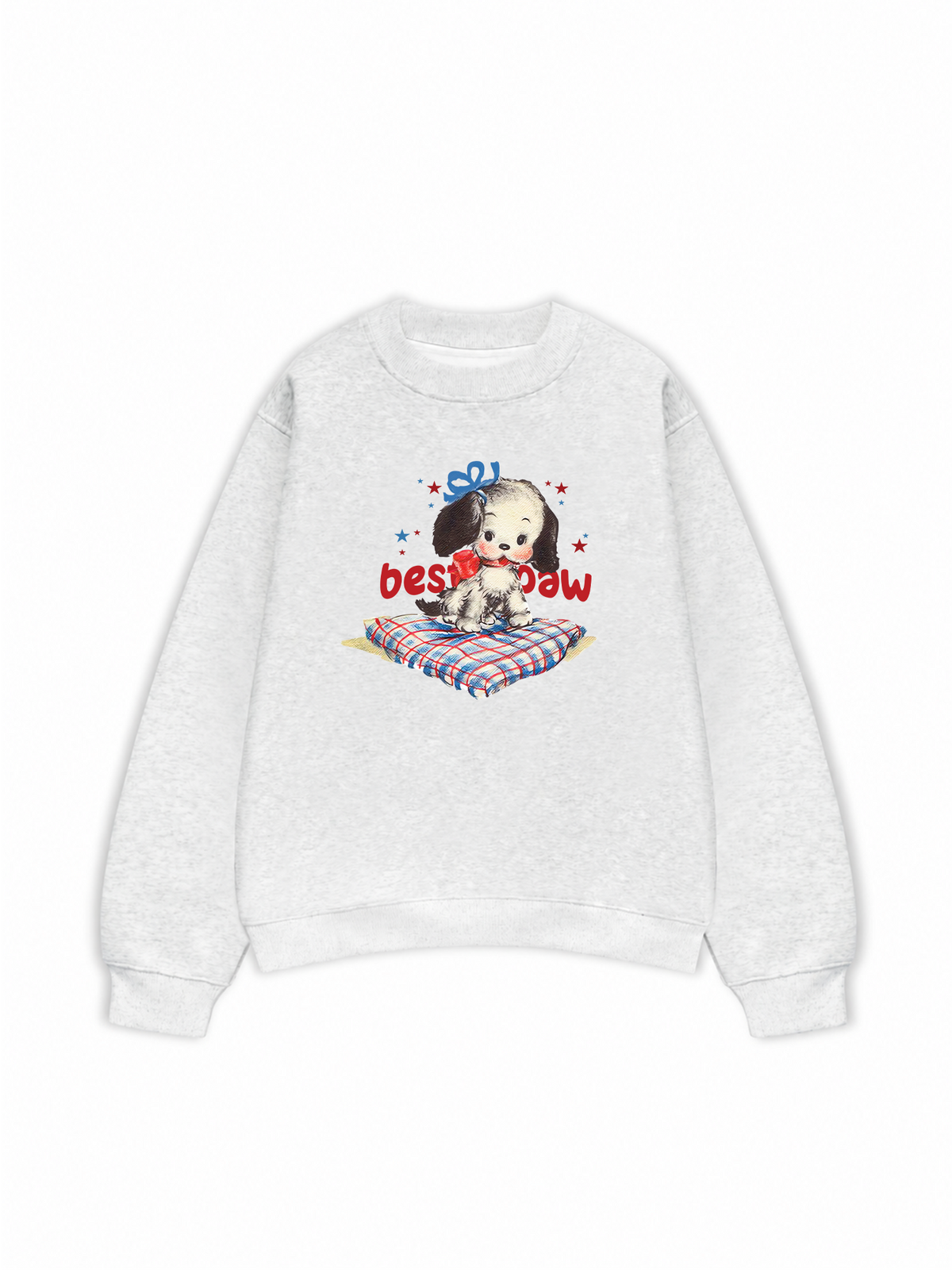 Áo Sweater Nỉ Hai Da Soft Paw Besties Paw