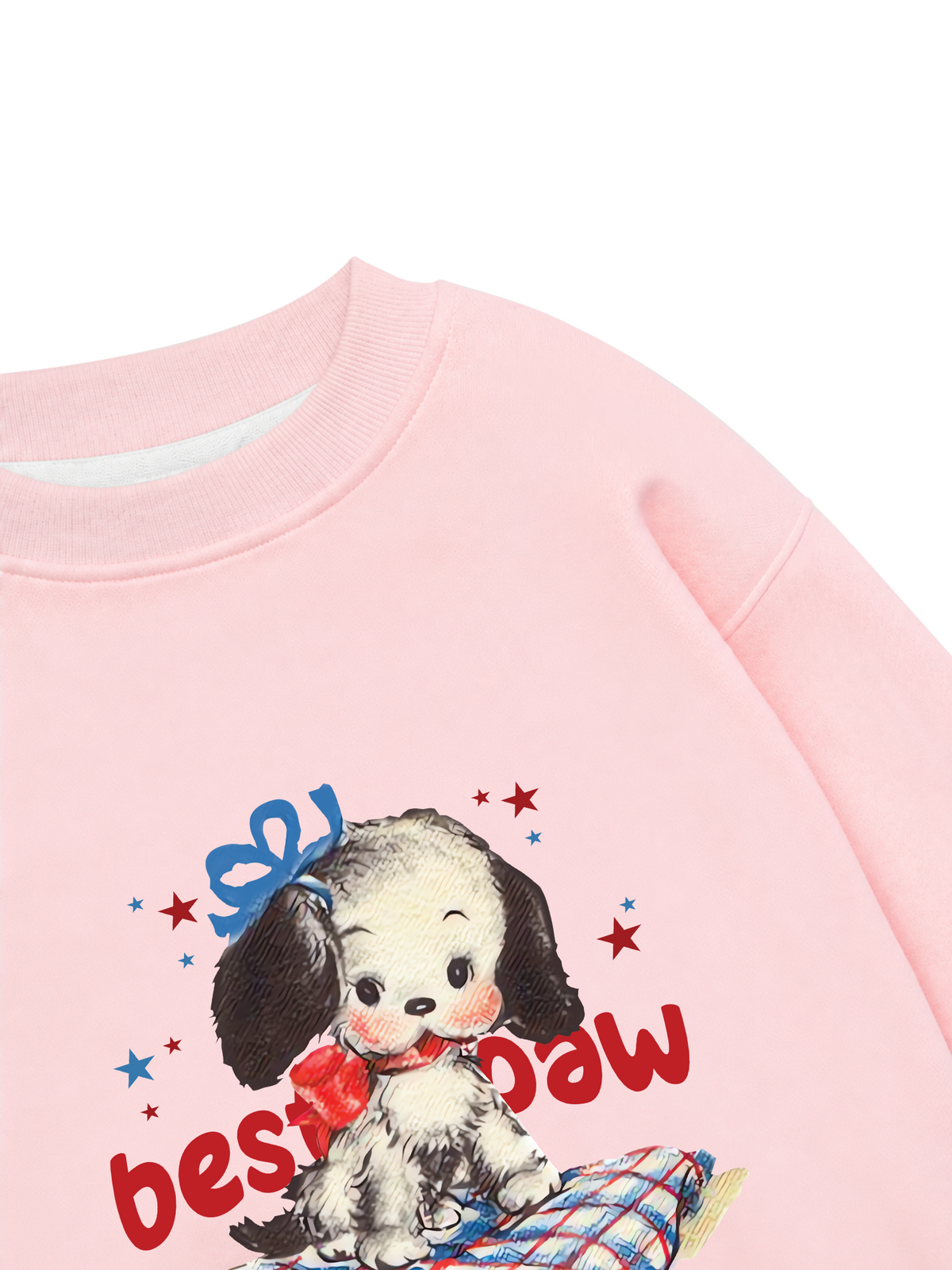 Áo Sweater Nỉ Hai Da Soft Paw Besties Paw
