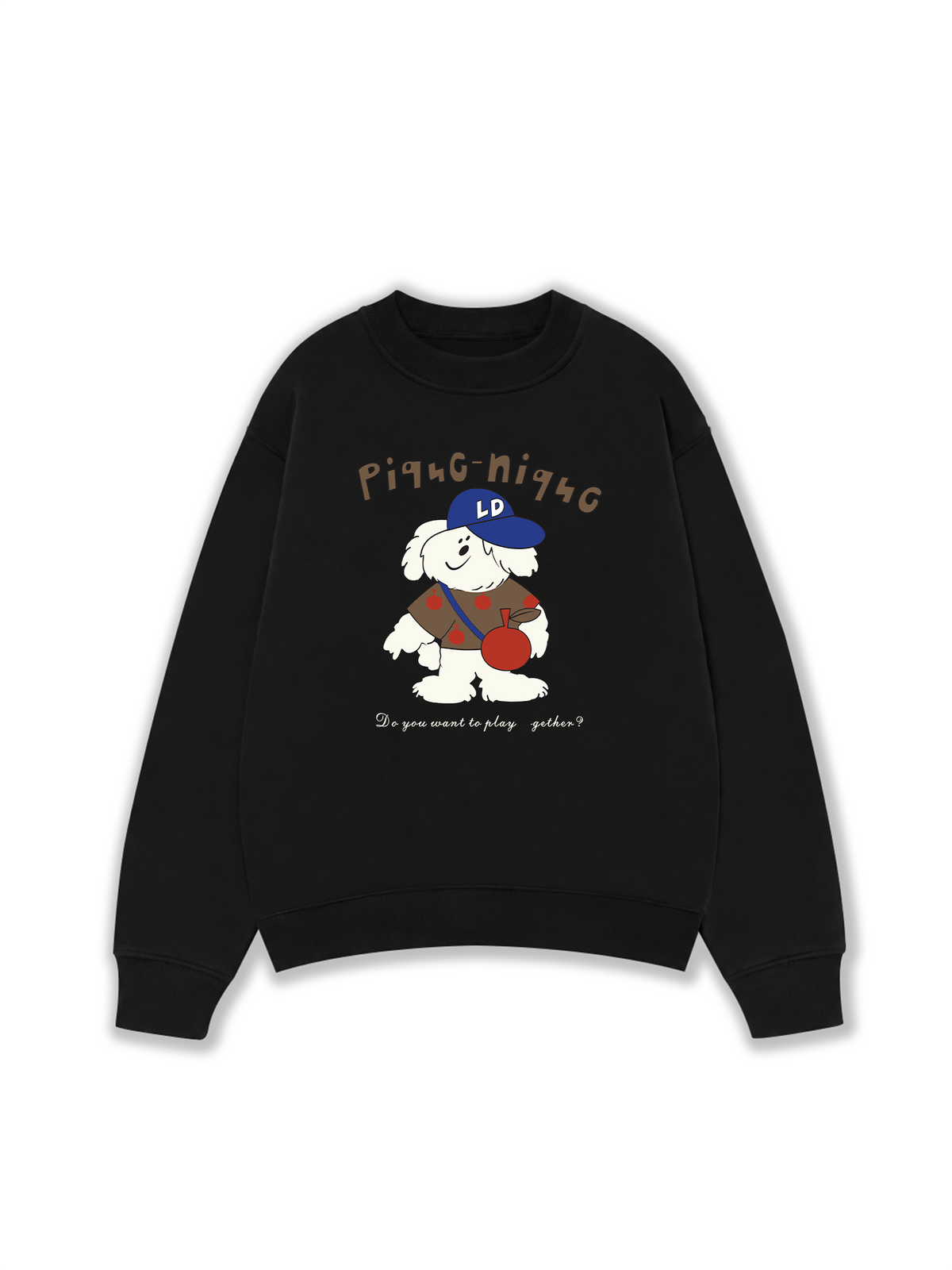 Áo Sweater Nỉ Hai Da Soft Paw LD Puppy