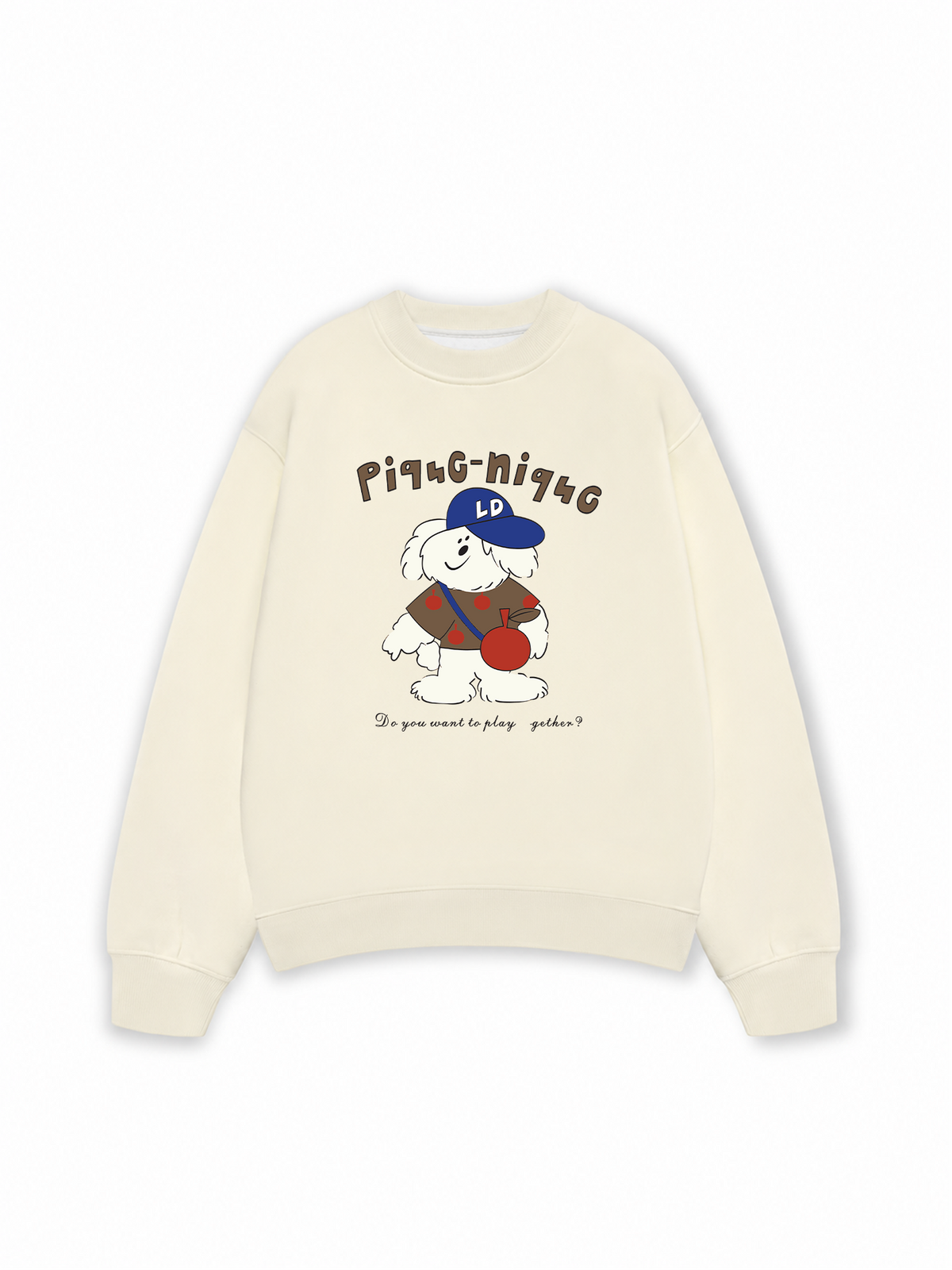 Áo Sweater Nỉ Hai Da Soft Paw LD Puppy