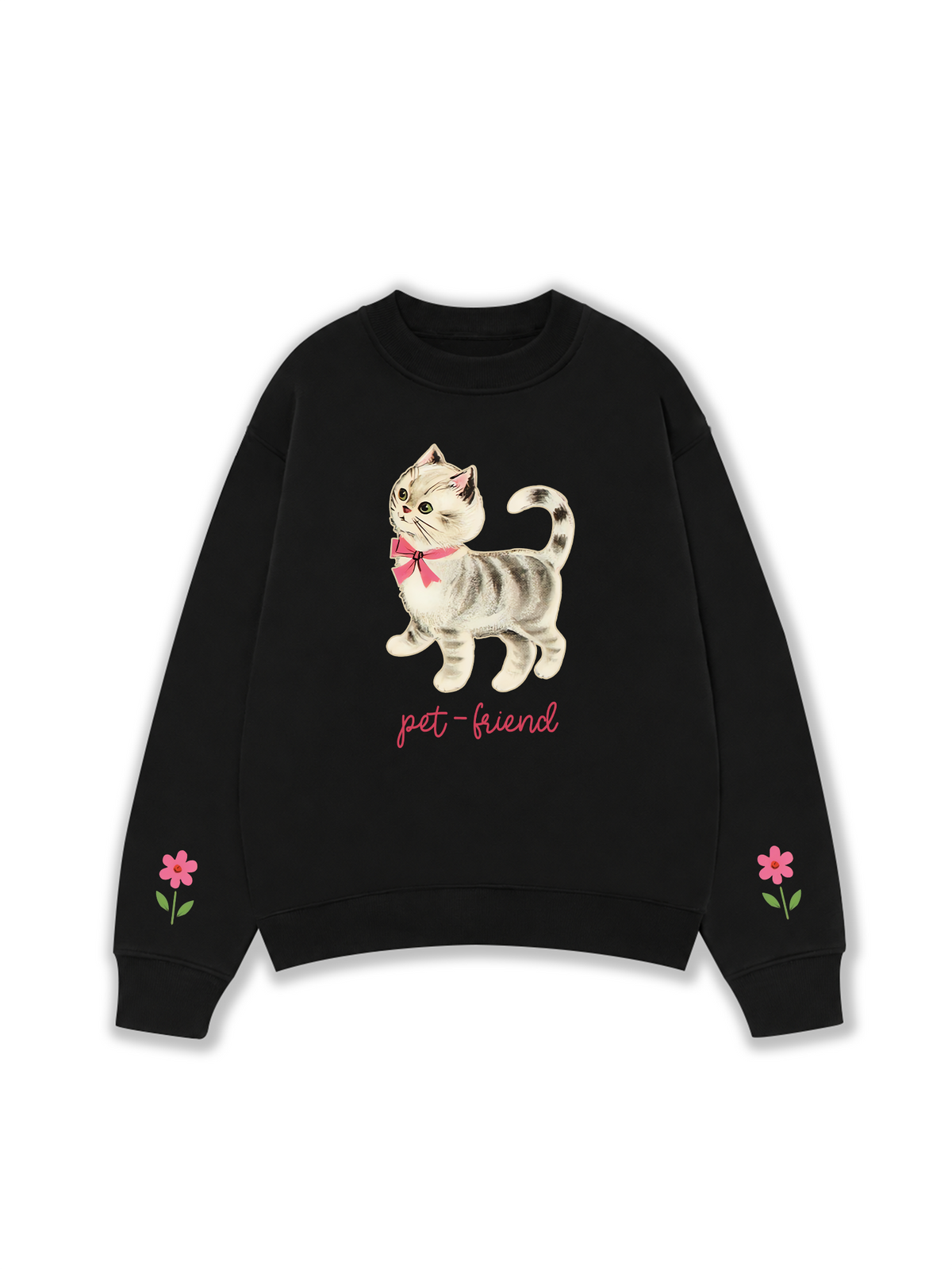 Áo Sweater Nỉ Hai Da Soft Paw Pet Friend Cat