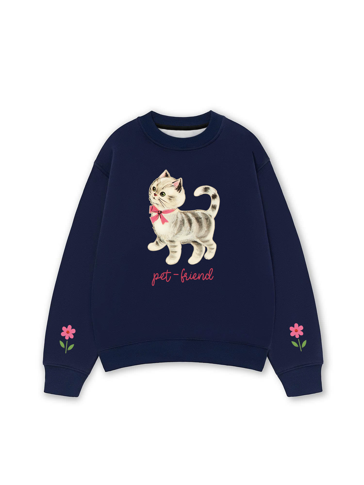 Áo Sweater Nỉ Hai Da Soft Paw Pet Friend Cat